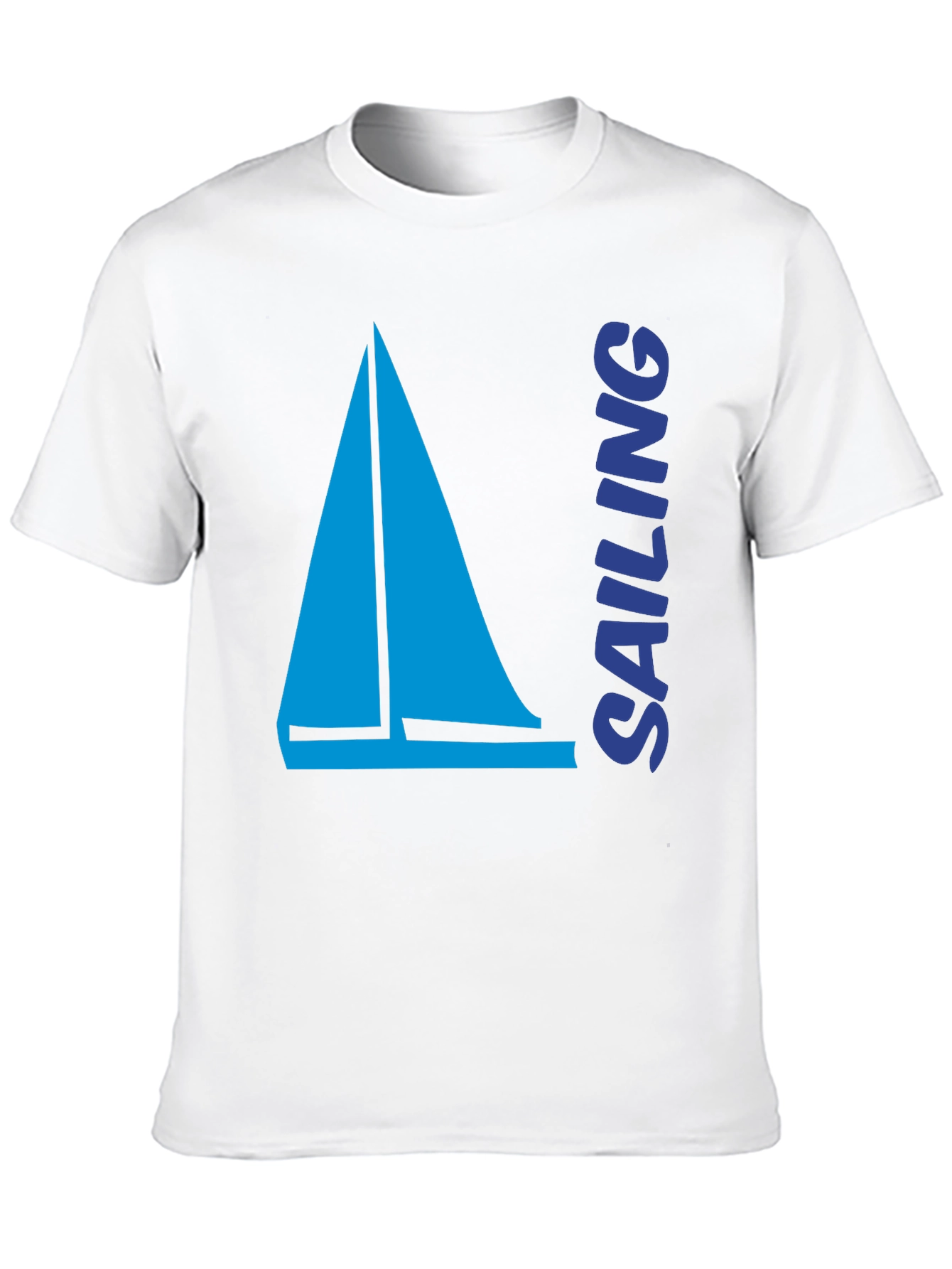 Black Sailing Boat T-Shirt | Nautical Tee view 10