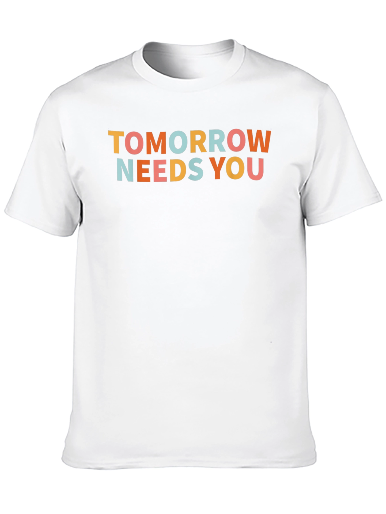 Black Tomorrow Needs You Graphic Tee - Motivational Unisex Shirt view 10