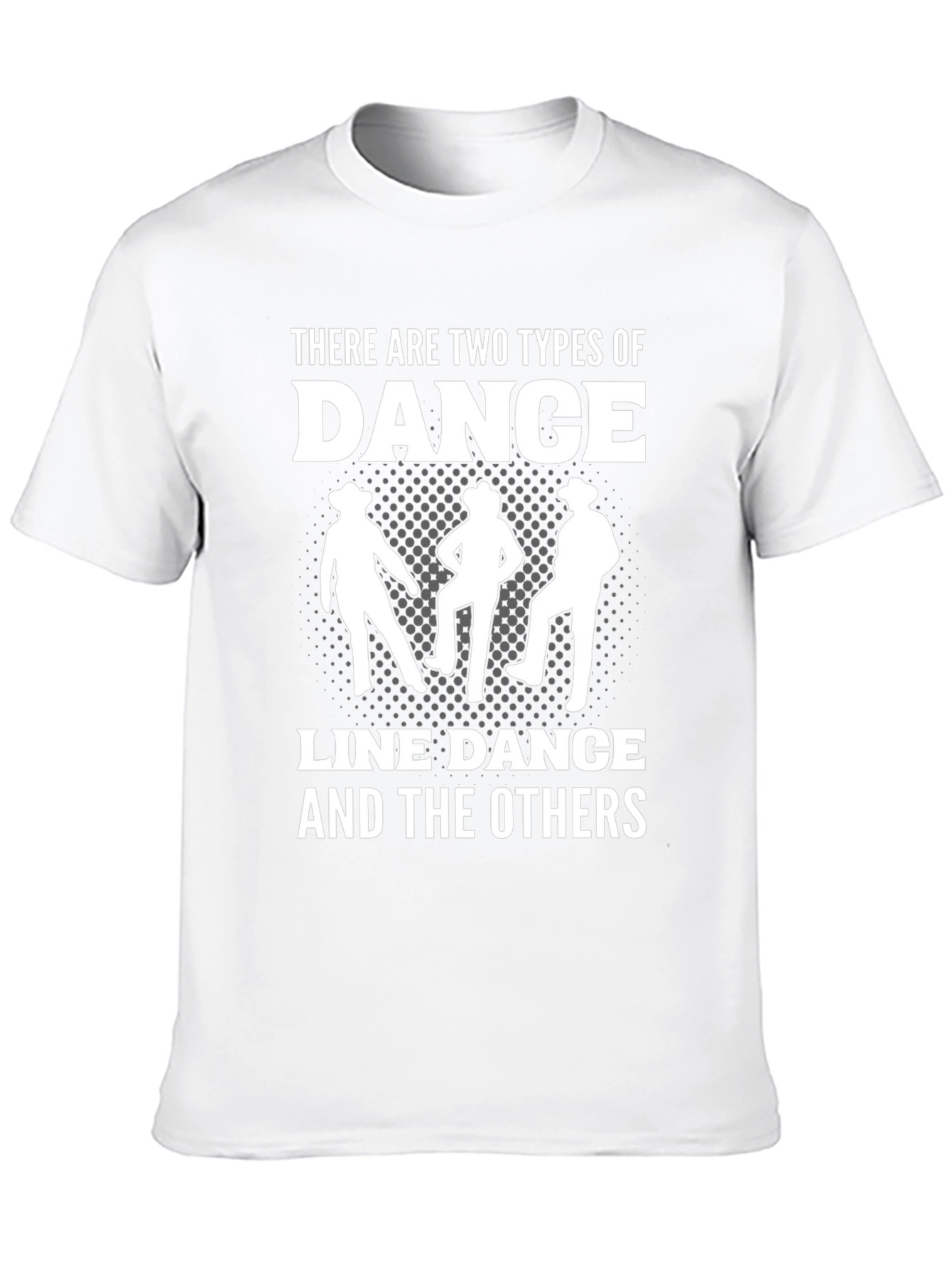 Black Line Dance Graphic Tee - Cowboy Dancing Shirt view 10