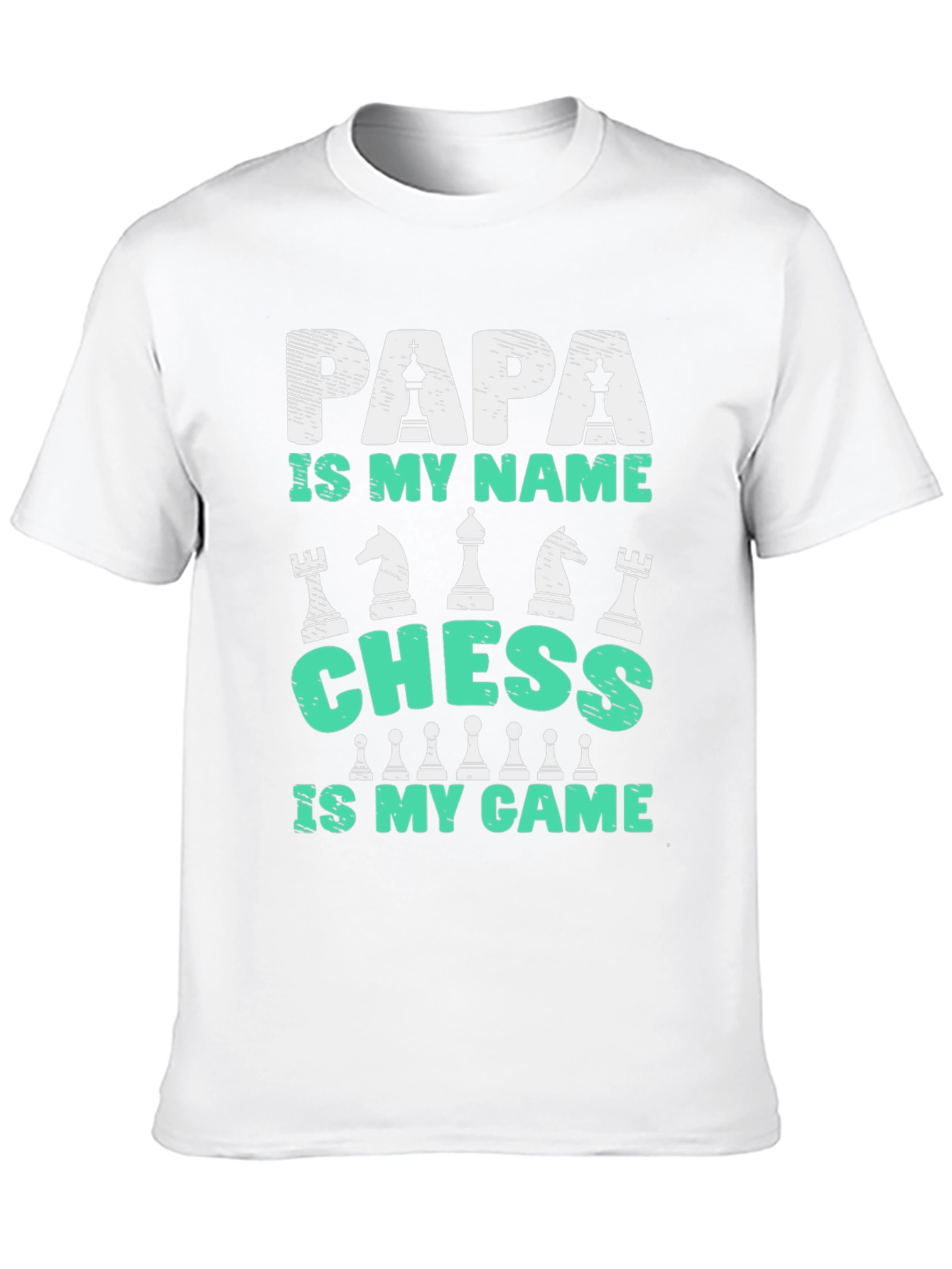 Black Papa Chess T-Shirt - 'Is My Name Is My Game' Tee view 10