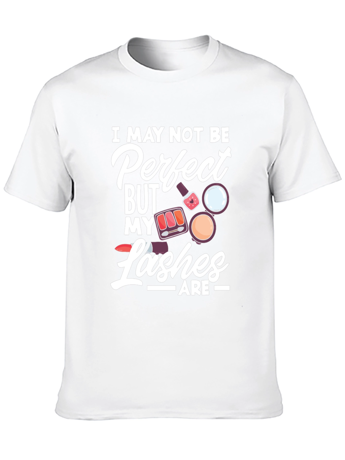 Black Perfect Lashes Graphic T-Shirt view 10