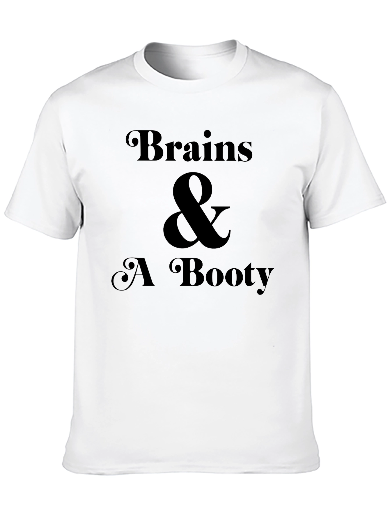 Black Brains & A Booty Black Graphic Tee view 10