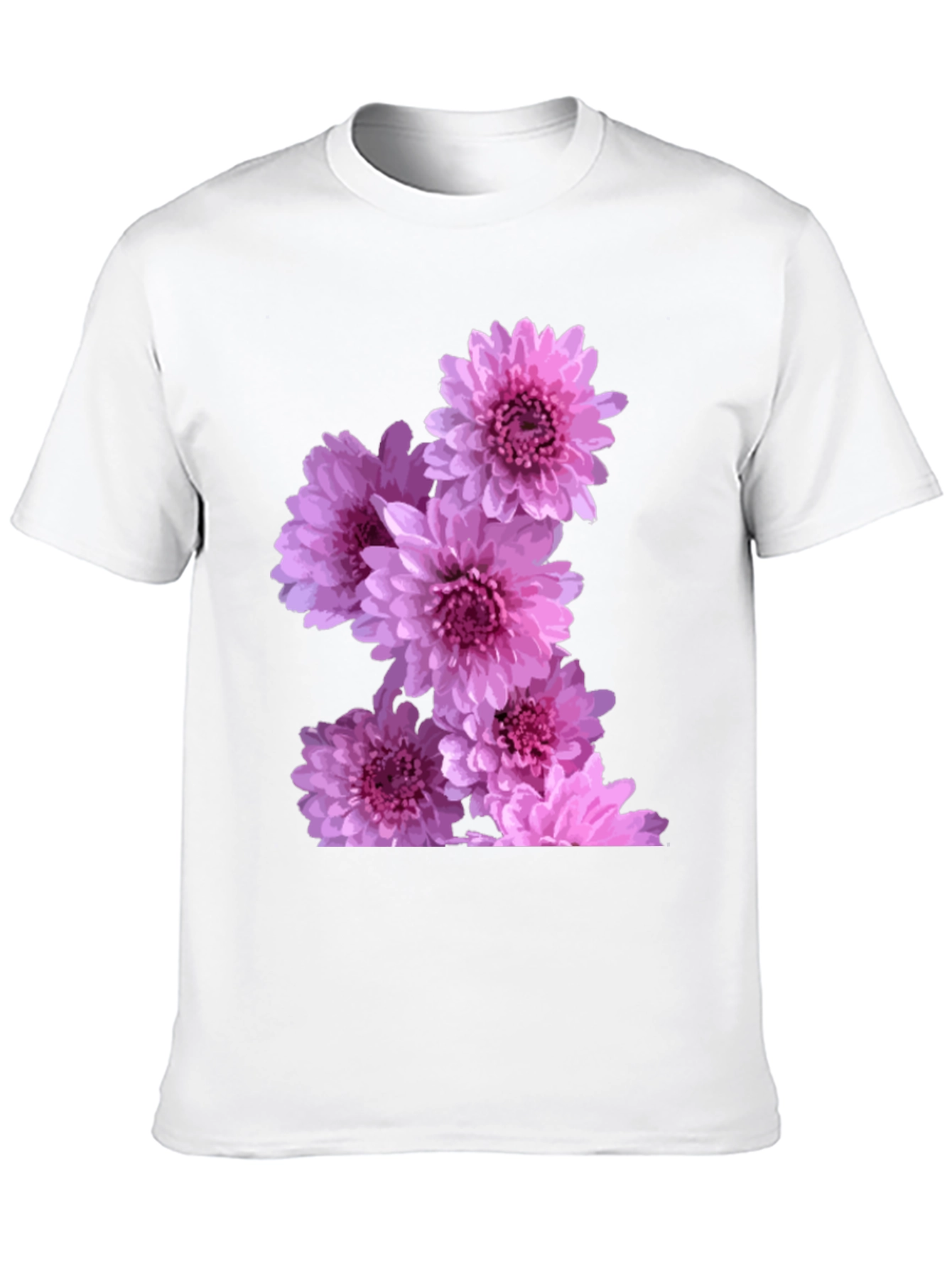 Black Floral Graphic Tee - Black Cotton Comfort view 10