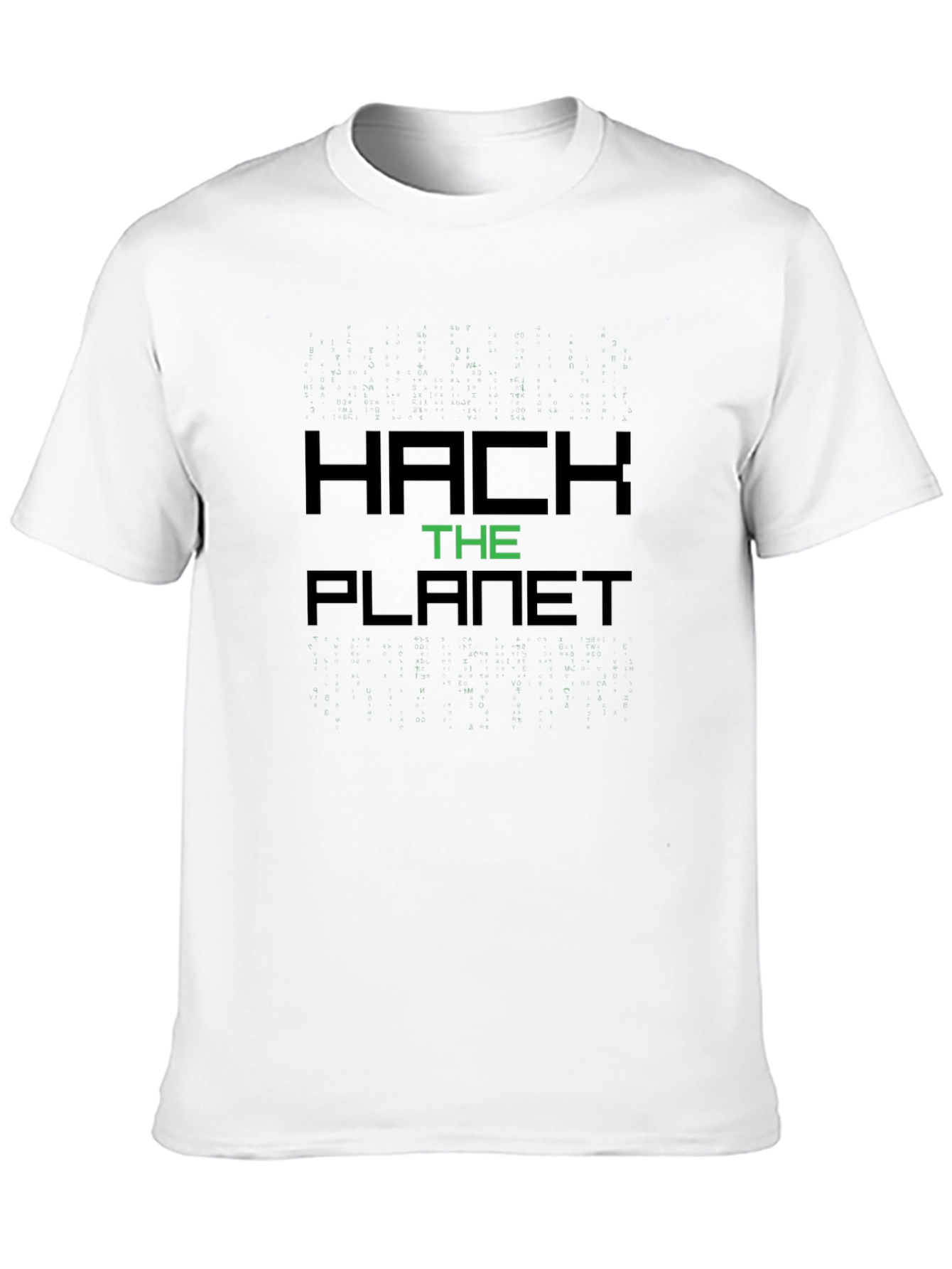 Black Hack the Planet Graphic T-Shirt view 10