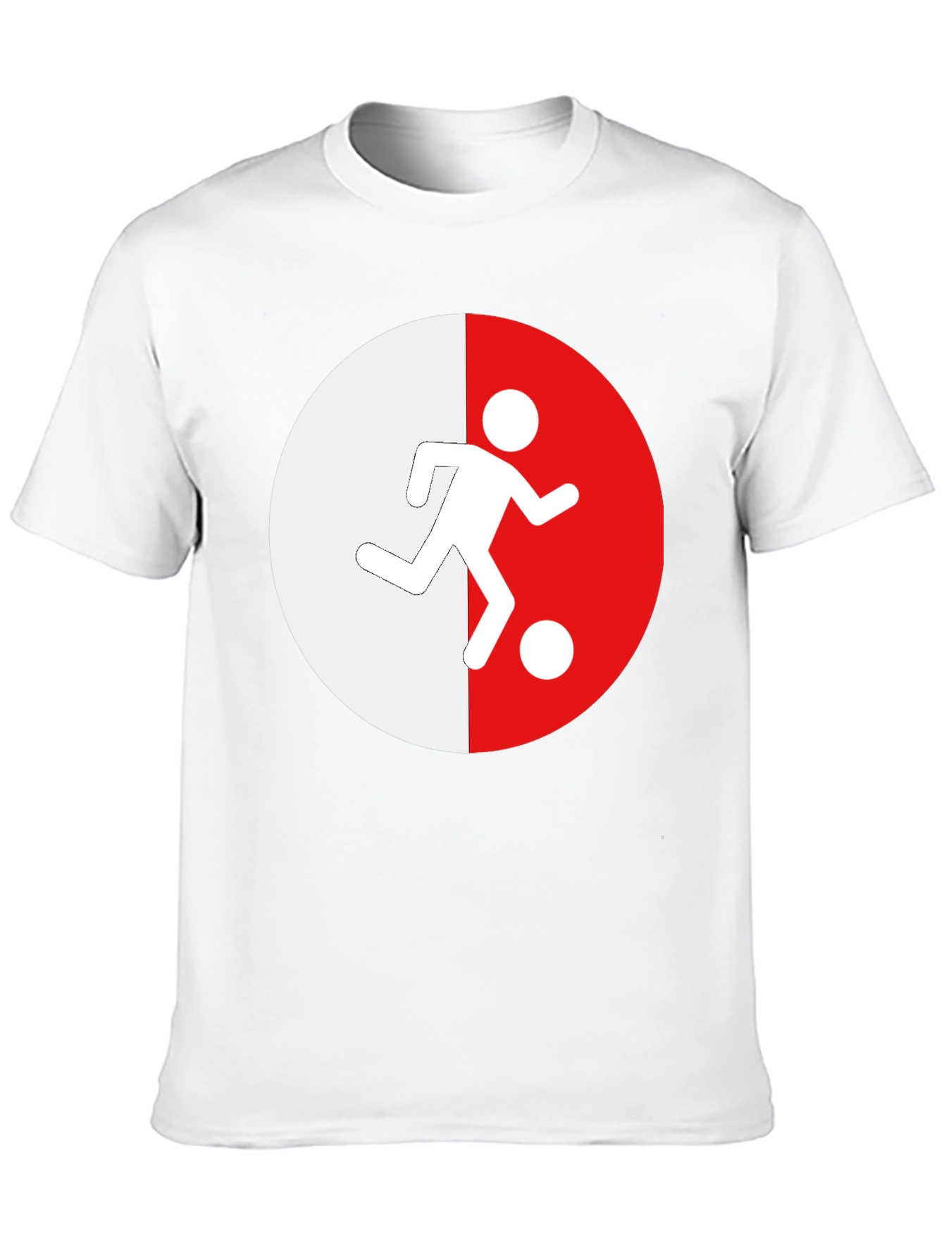 Black Soccer Player Graphic Tee - Black Casual Shirt view 10