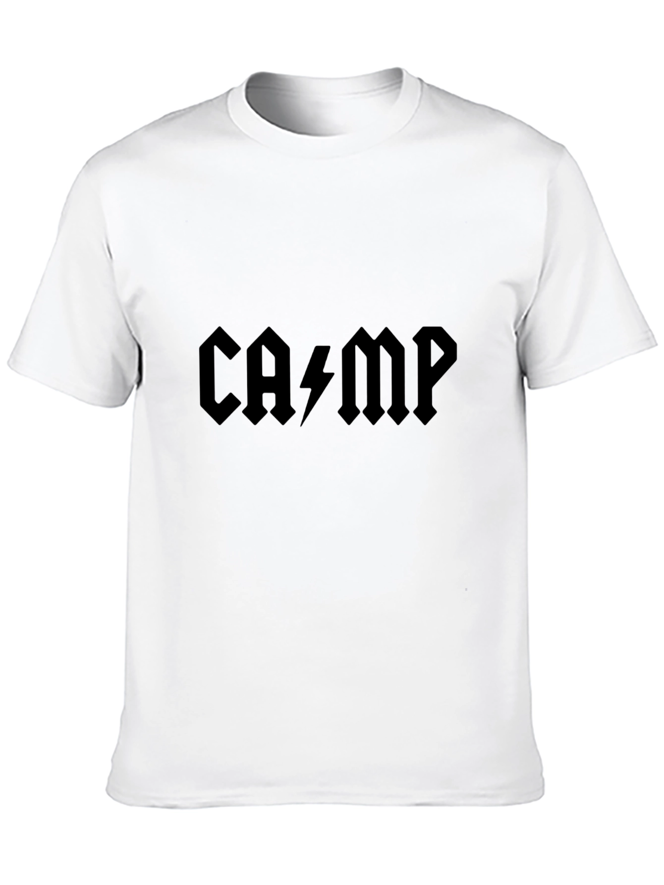 Black Camp T-Shirt - AC/DC Inspired Design view 10