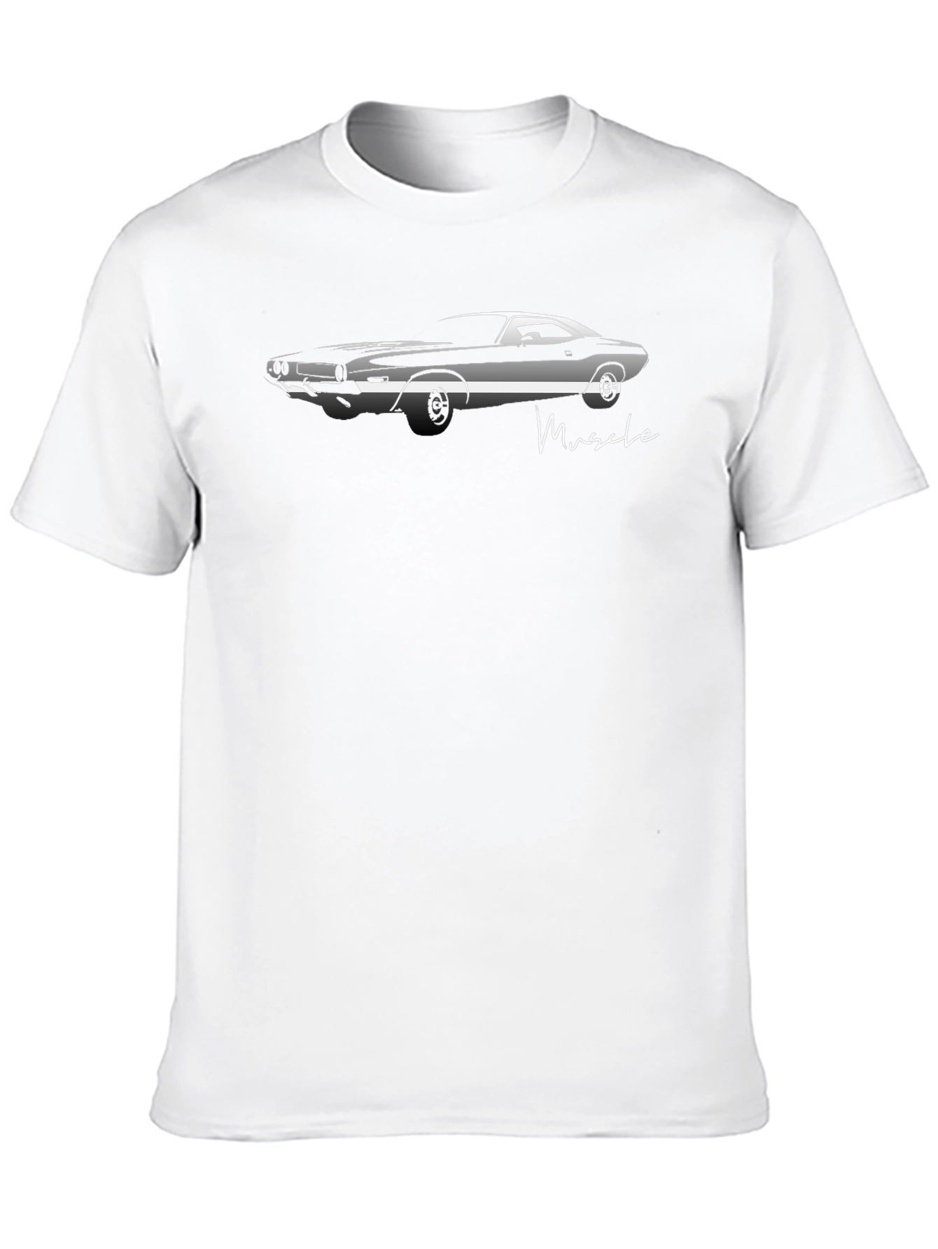 Black Muscle Car T-Shirt view 10