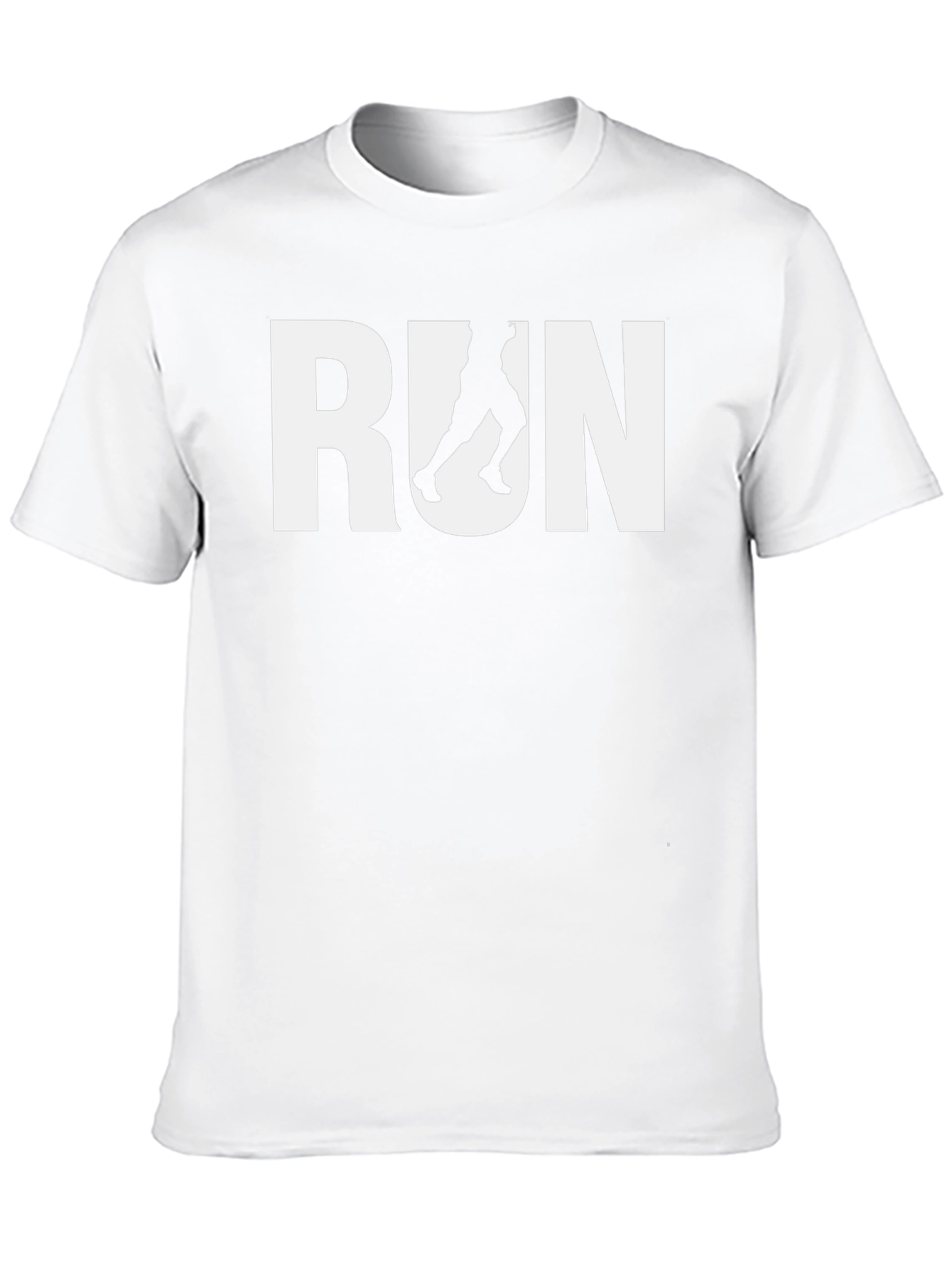 Black Run Graphic T-Shirt - Black Cotton Tee view 10