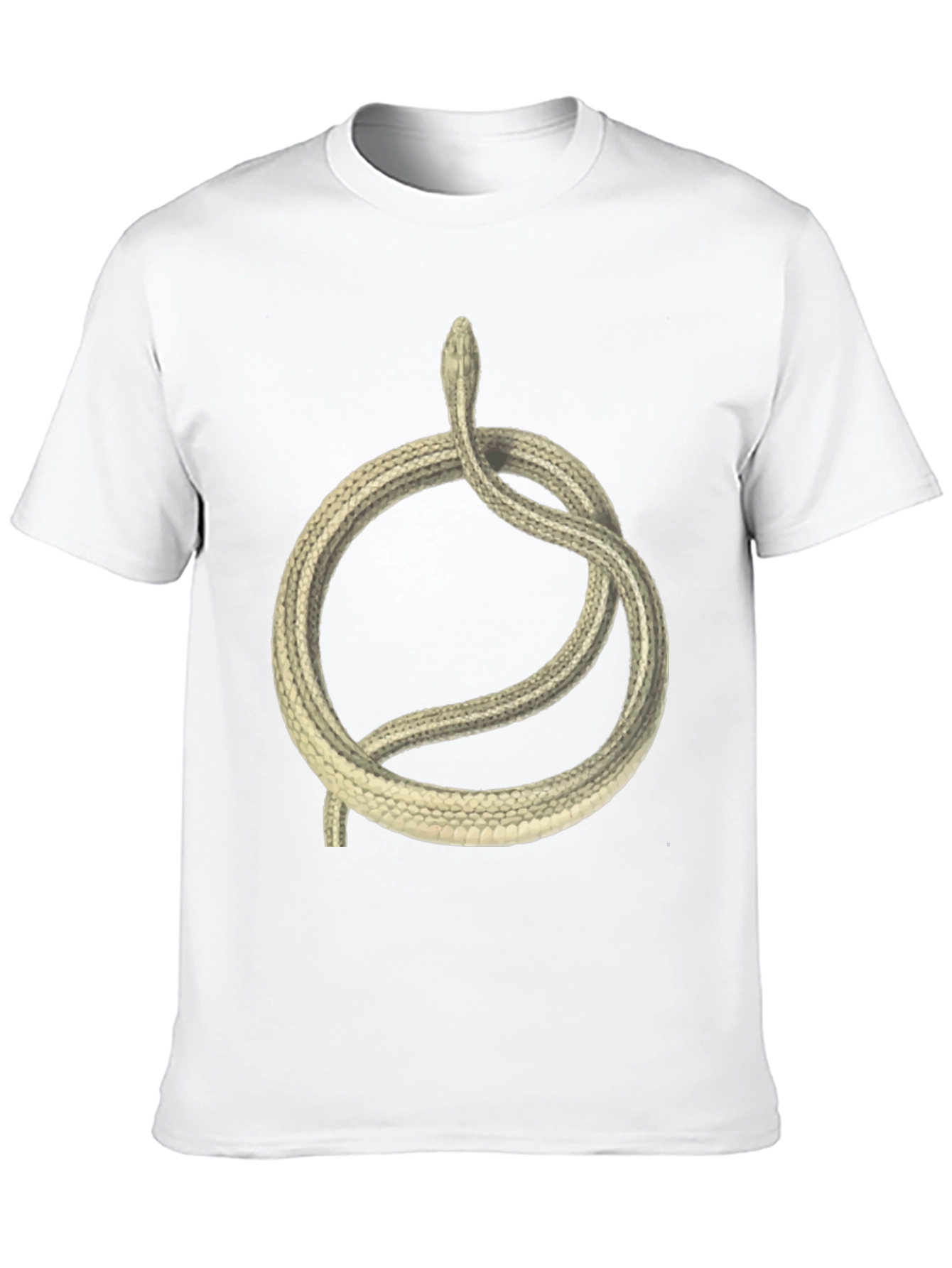 Black Snake Circle Graphic T-Shirt - Unique Animal Tee view 10