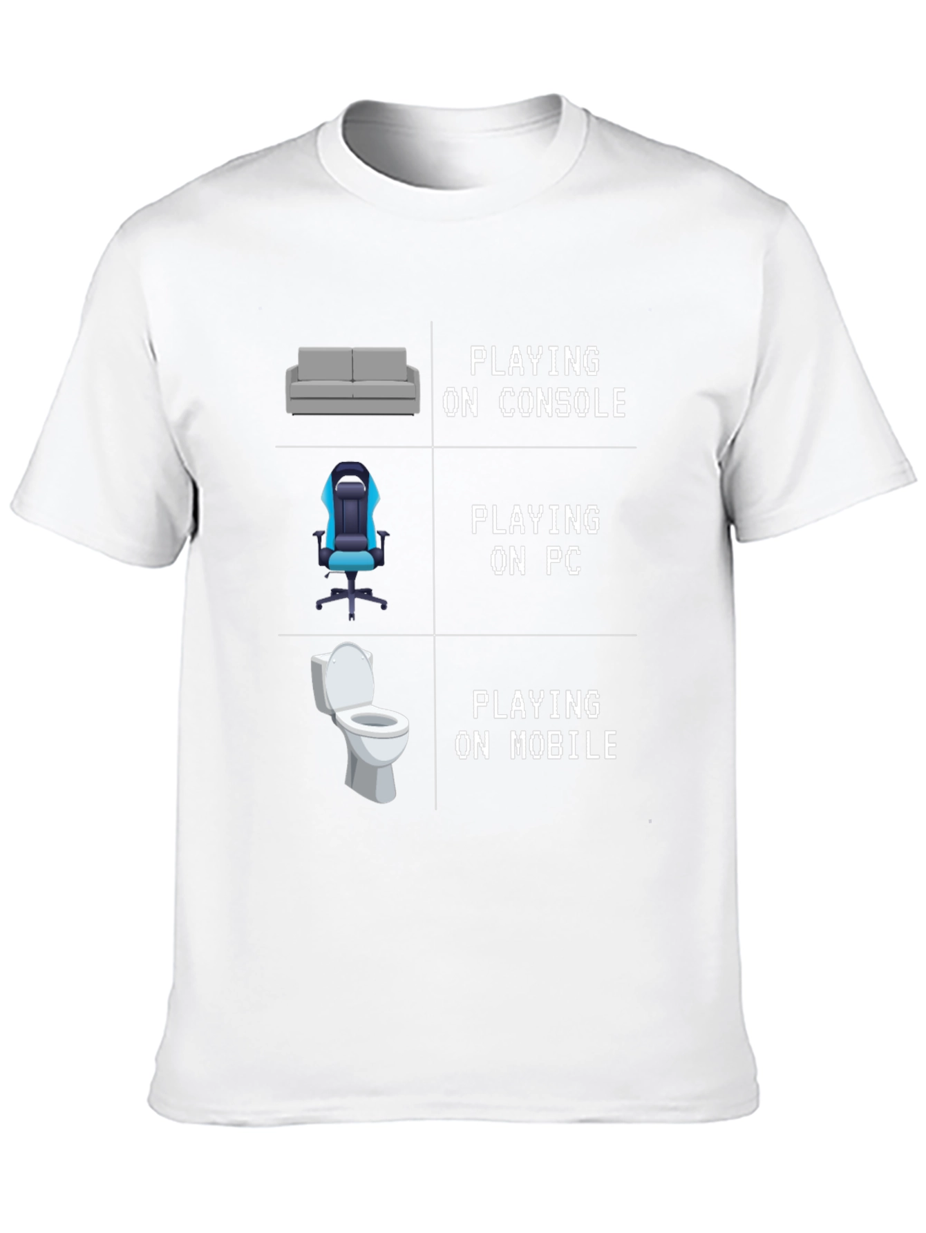 Black Gamer Humor T-Shirt: Console, PC, Mobile Gaming view 10