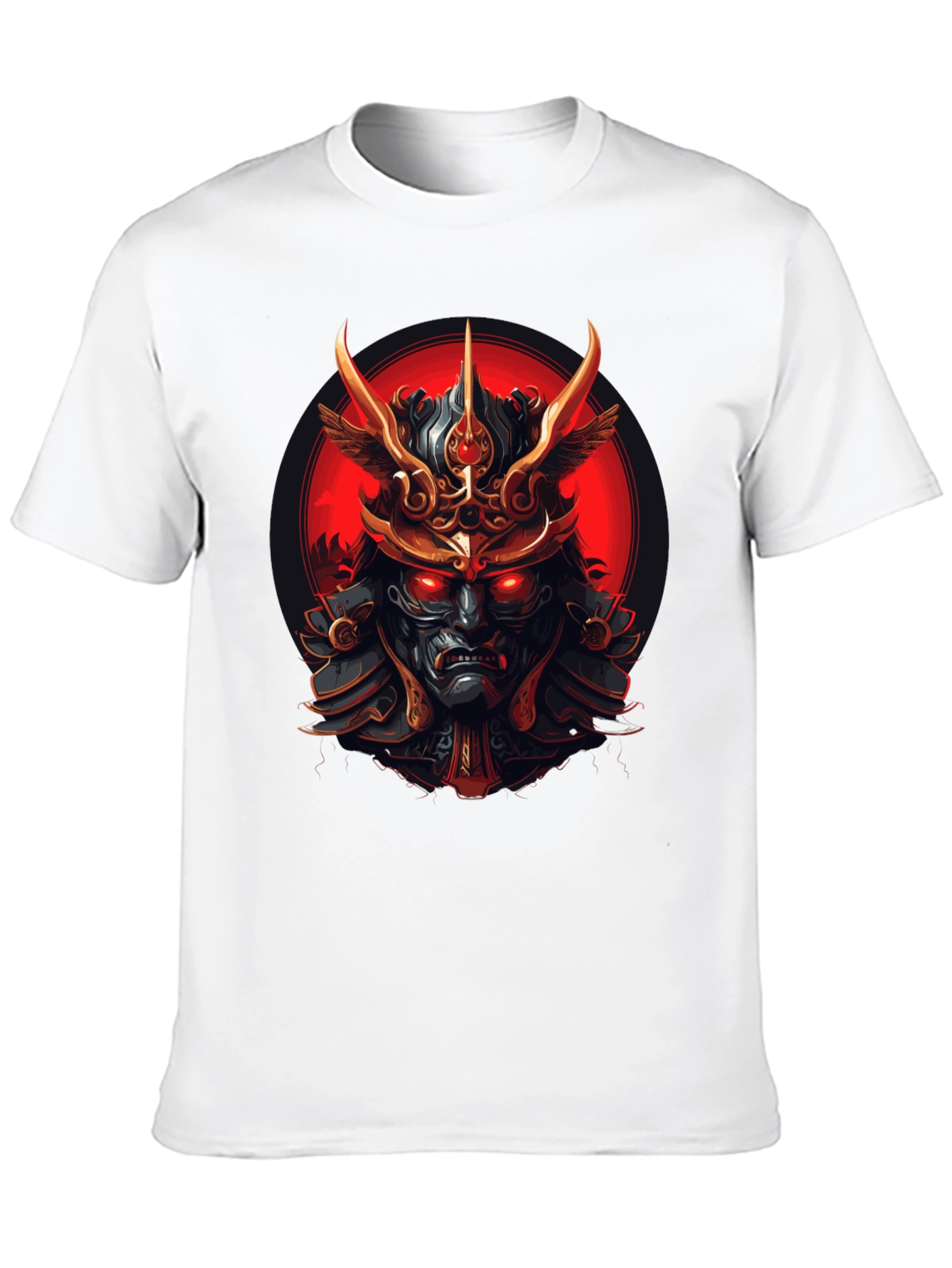 Black Samurai Warrior Graphic Tee - Men's Black T-Shirt view 10