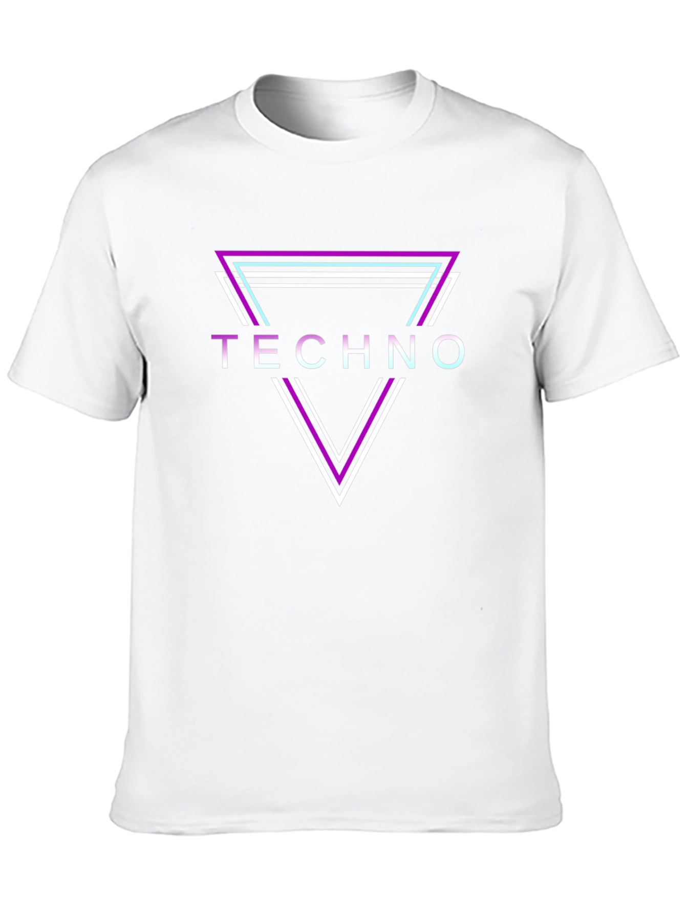 Black Techno Graphic Tee: Stylish Club & Rave Wear view 10