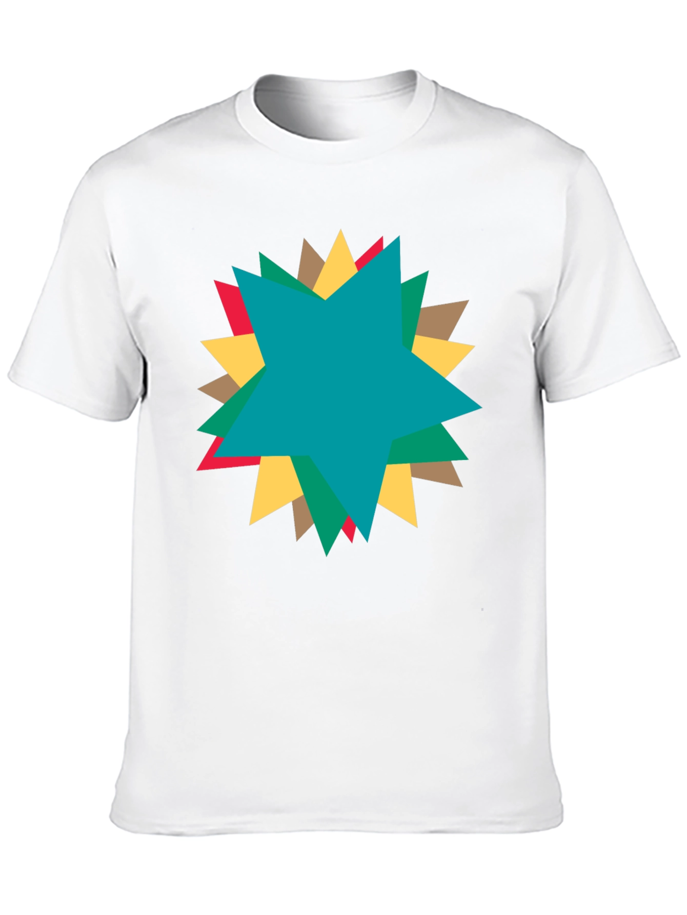 Black Starburst Graphic T-Shirt - Casual Comfort view 10
