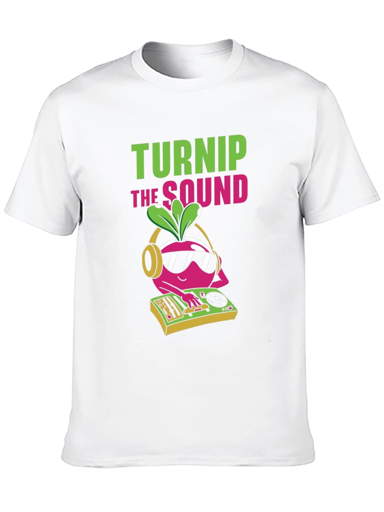 Black Turnip the Sound DJ Graphic T-Shirt view 10