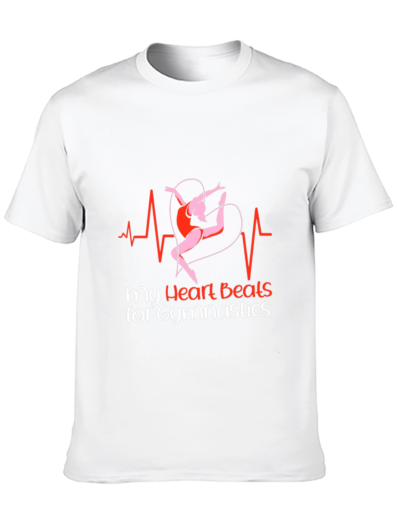 Black Gymnastics Heartbeat T-Shirt view 10