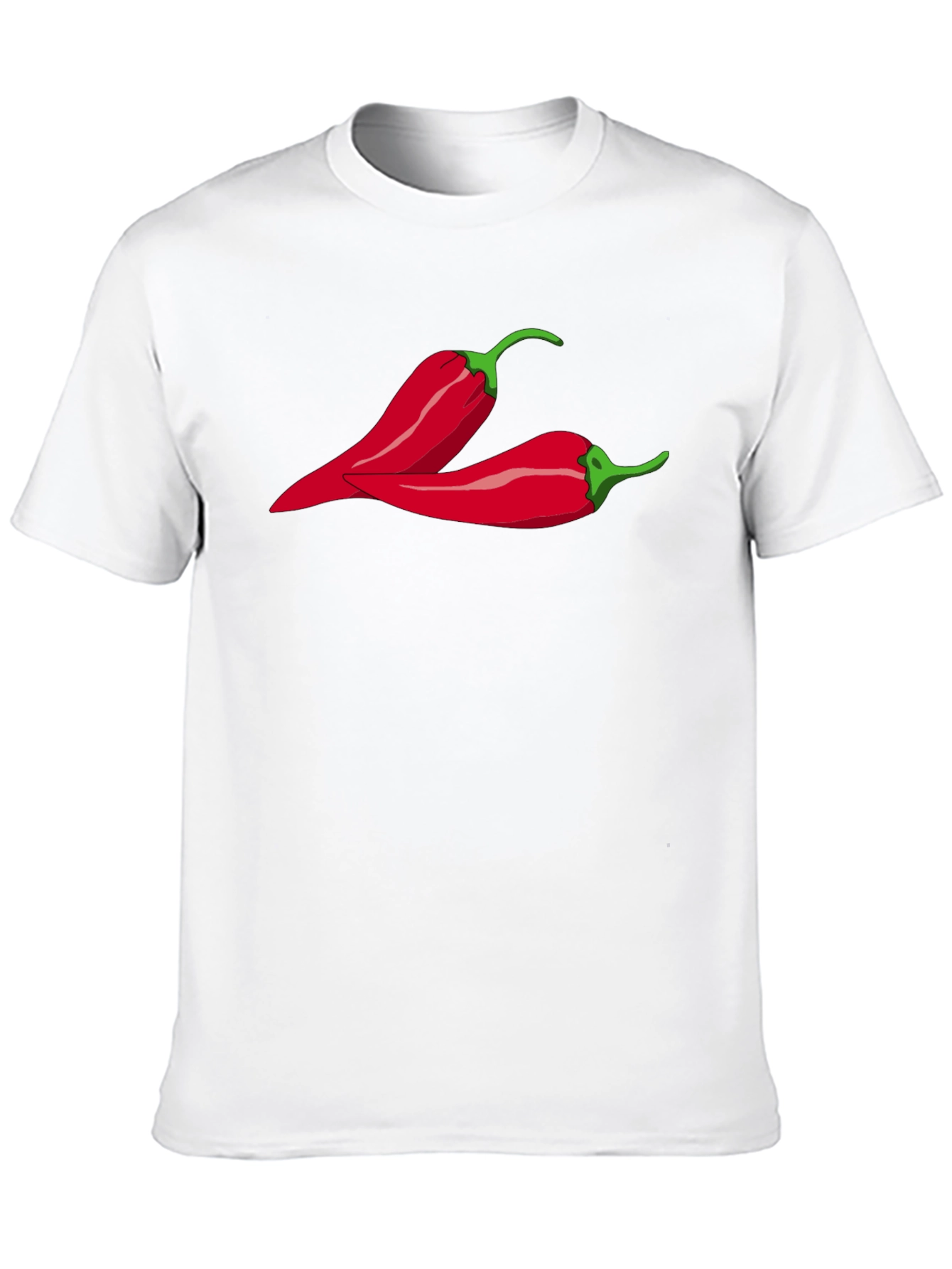 Spicy Chili Pepper Graphic T-Shirt - Black - 10