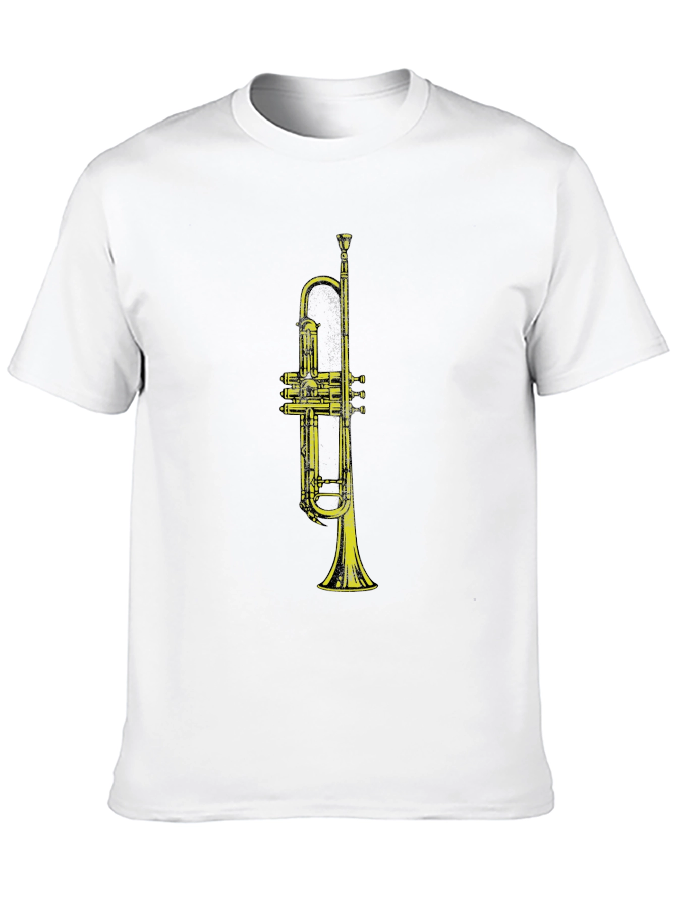 Black Trumpet Graphic Black T-Shirt view 10