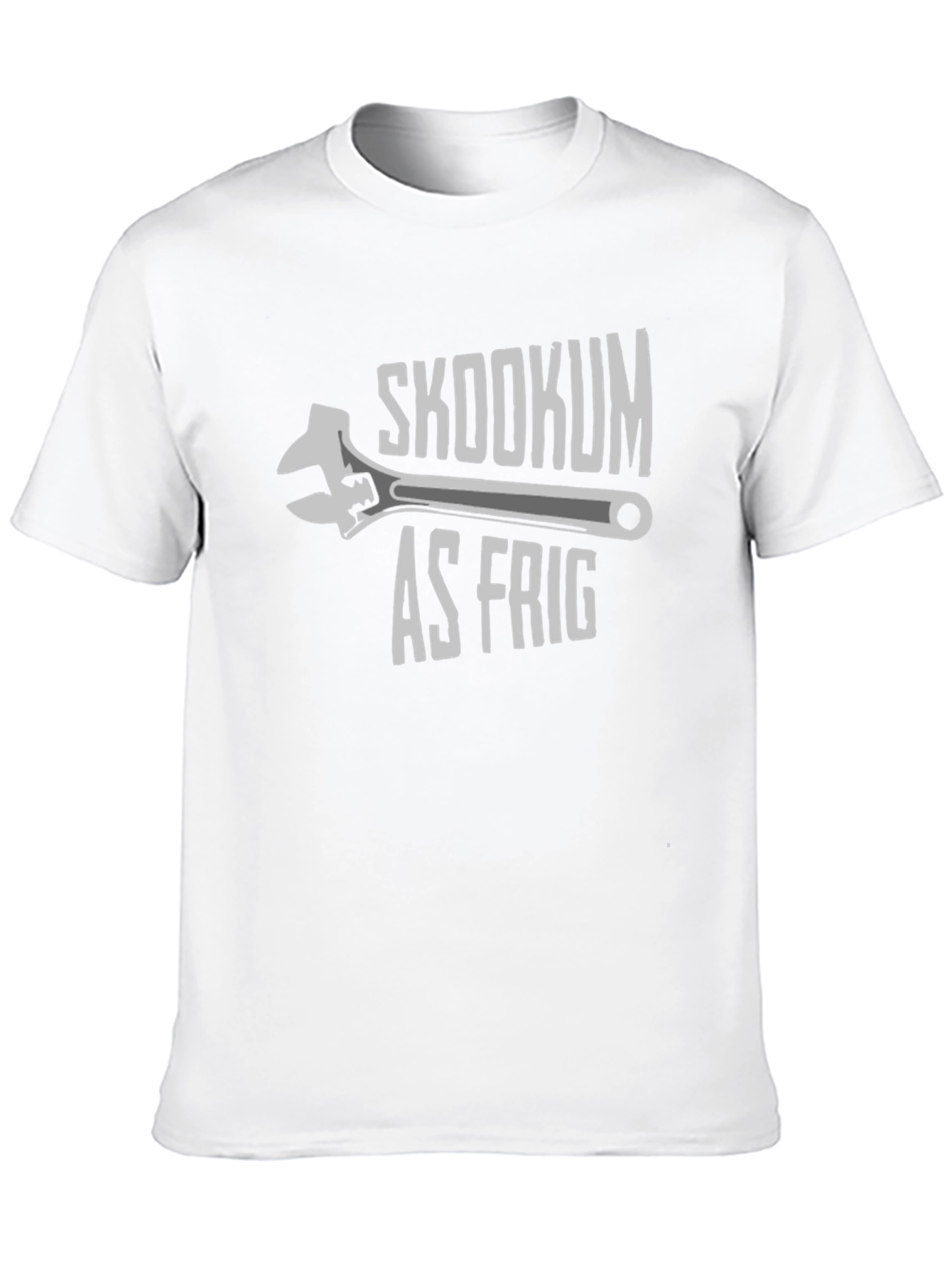 Black Skookum as Frig Wrench Graphic T-Shirt view 10