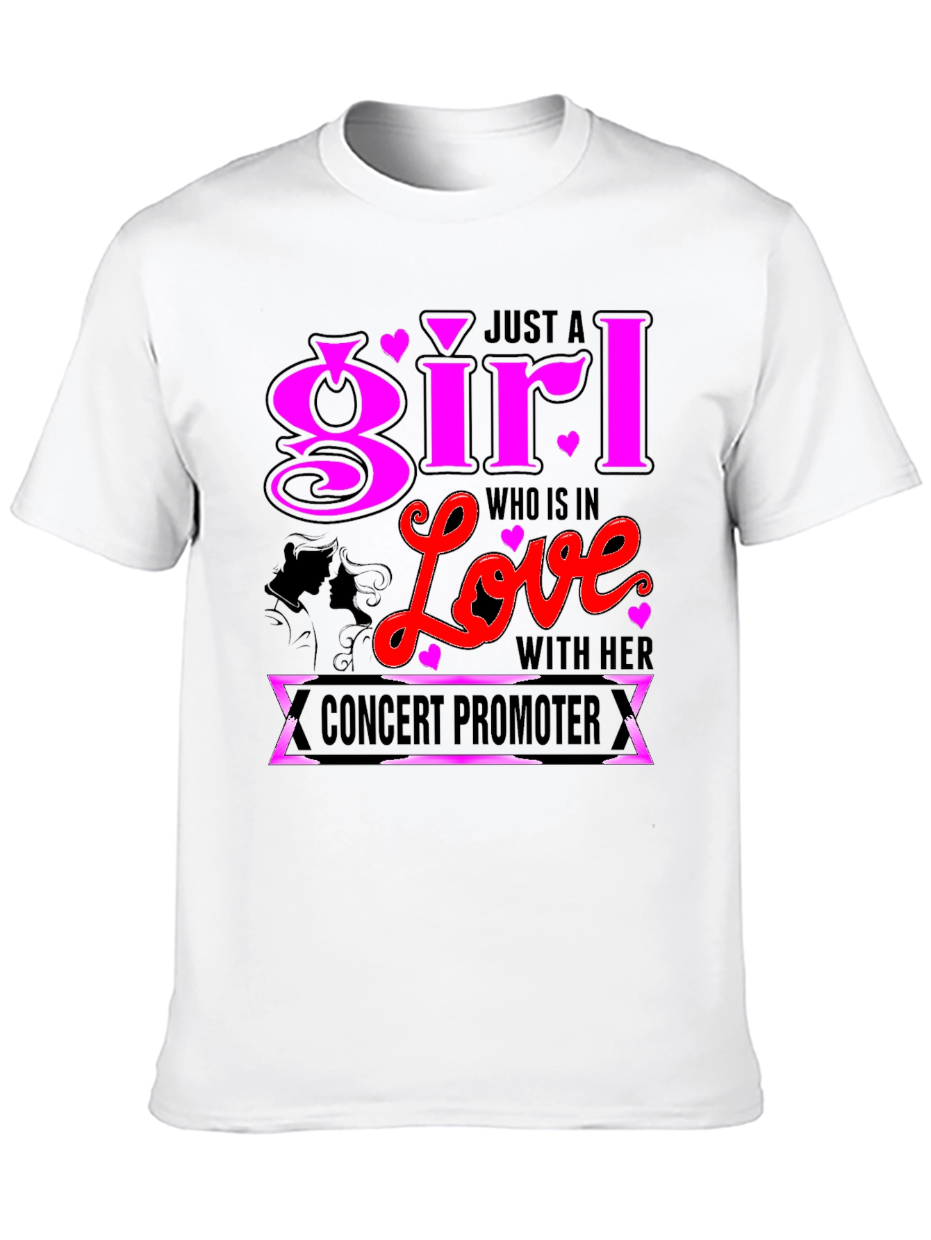 Black Girl In Love With Concert Promoter T-Shirt view 10