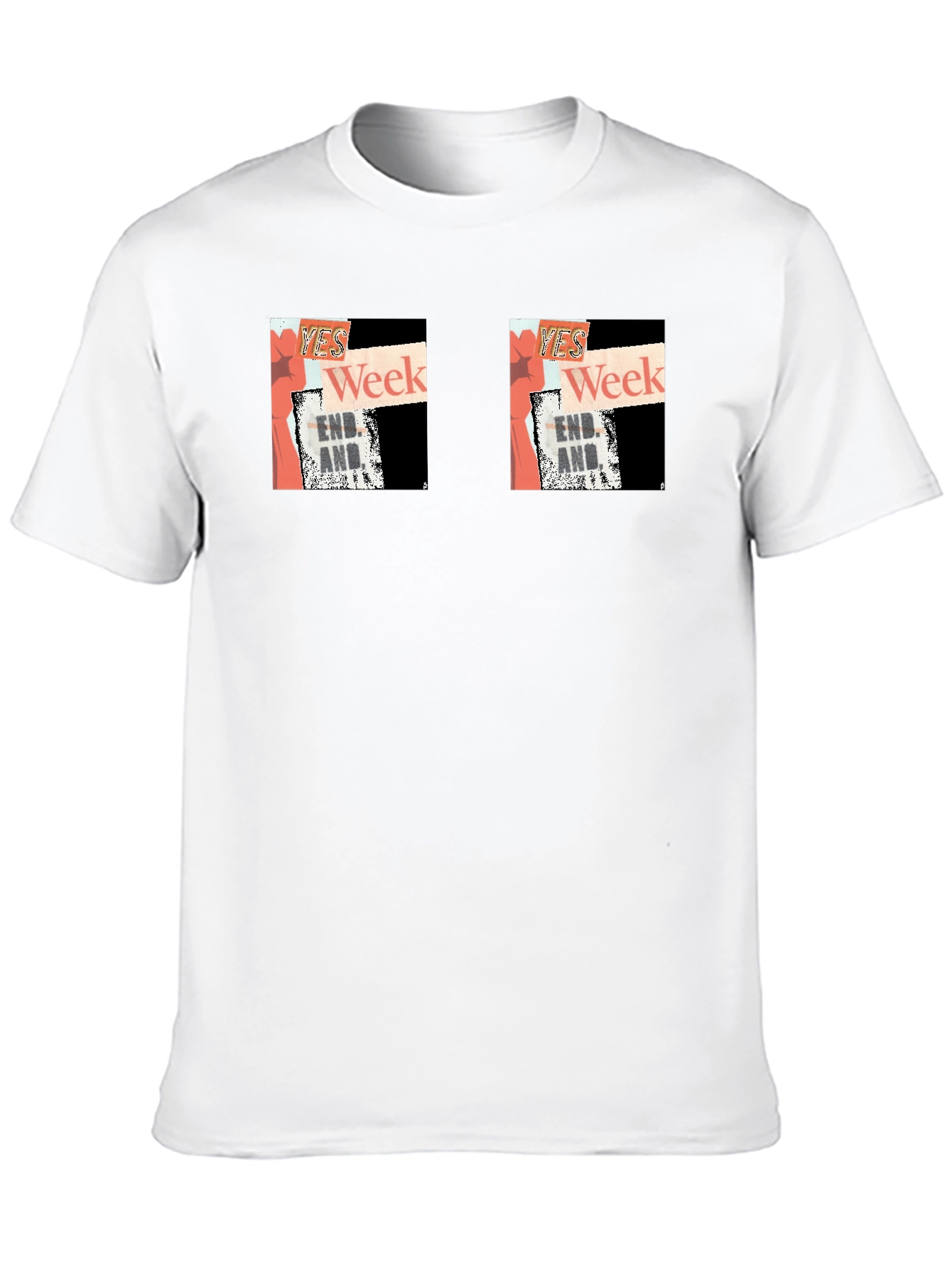 Black Yes Week End. Graphic T-Shirt view 10