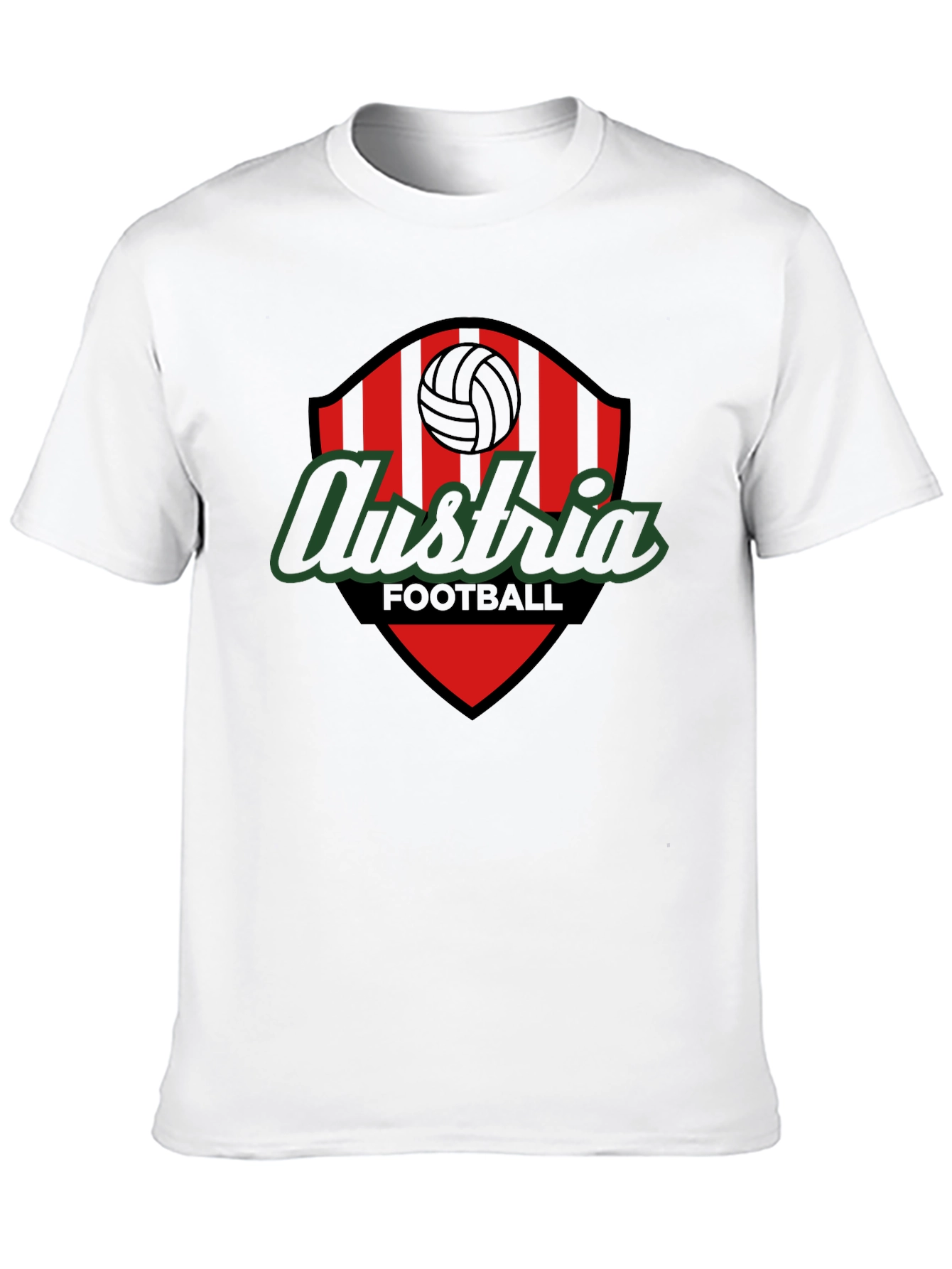 Black Austria Football T-Shirt - Soccer Fan Apparel view 10