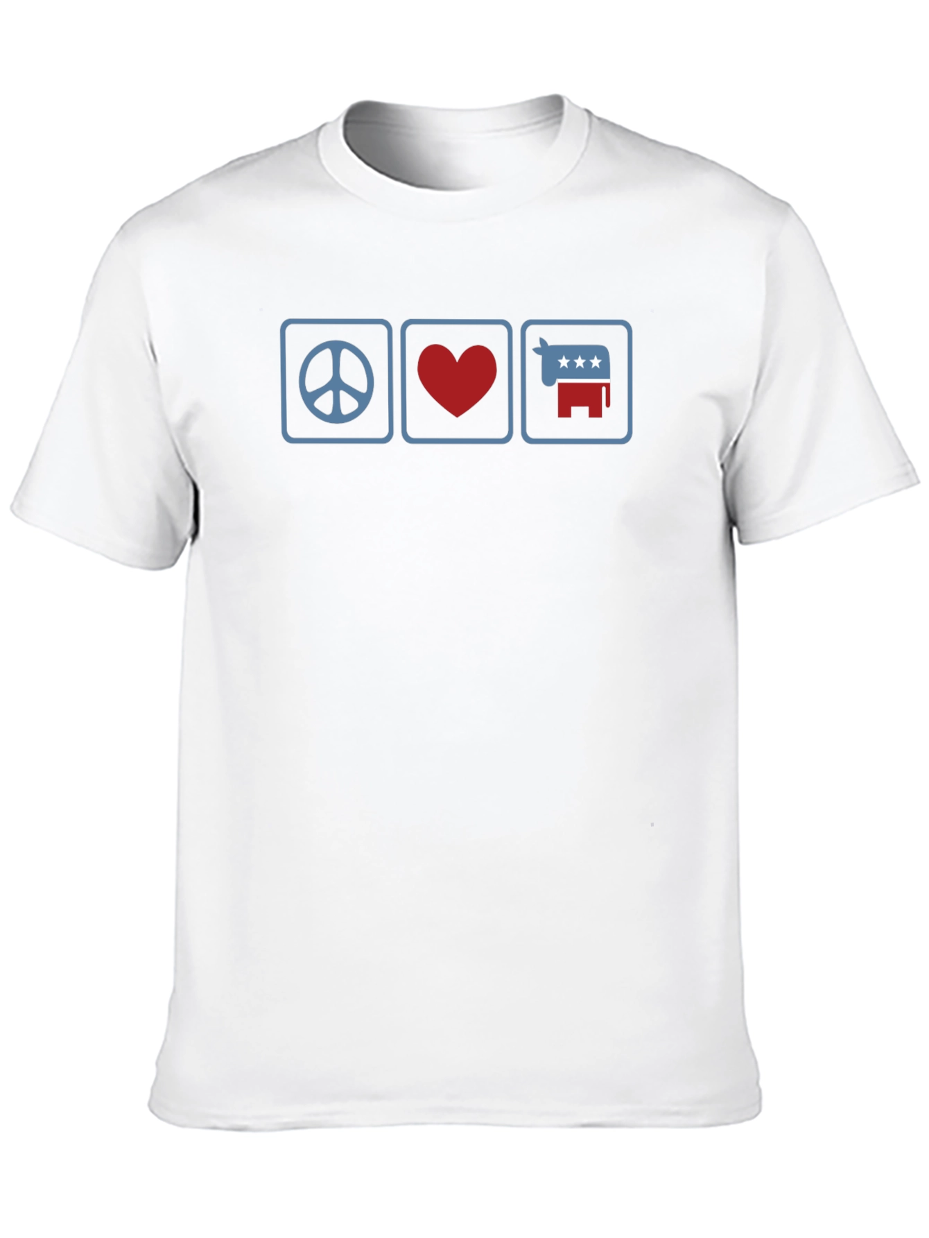 Black Peace Love GOP T-Shirt view 10