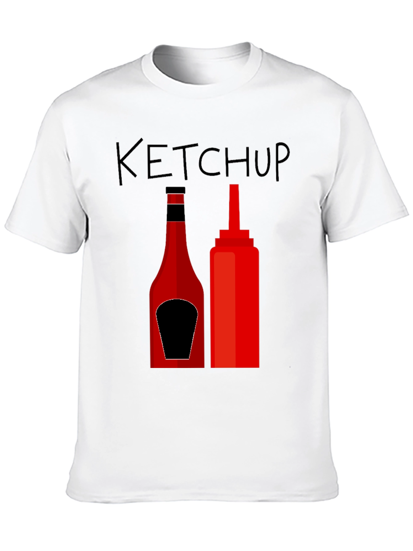 Black Ketchup Graphic Tee - Funny Foodie T-Shirt view 10