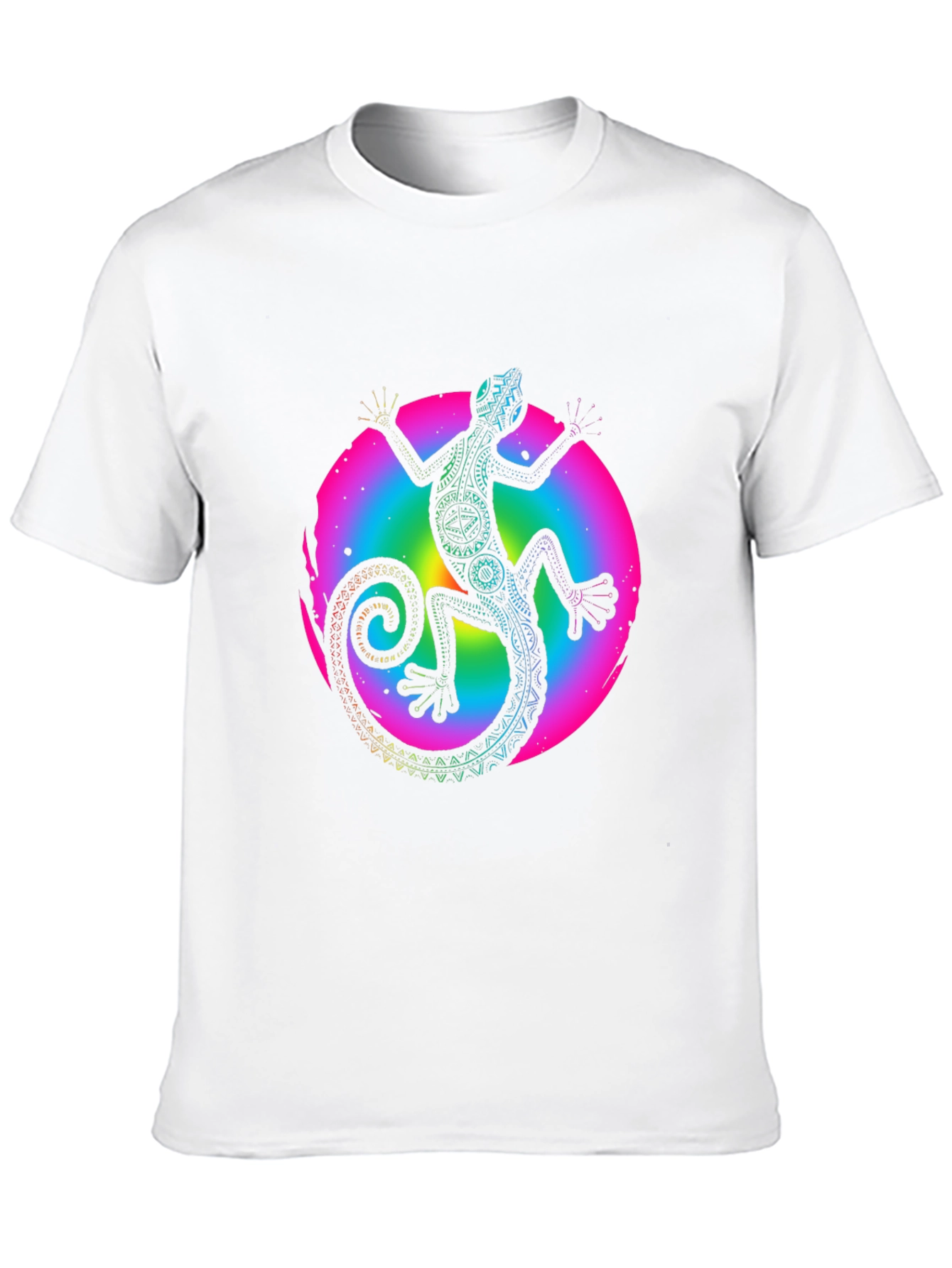 Black Lizard Graphic Tee - Men's Black T-Shirt view 10