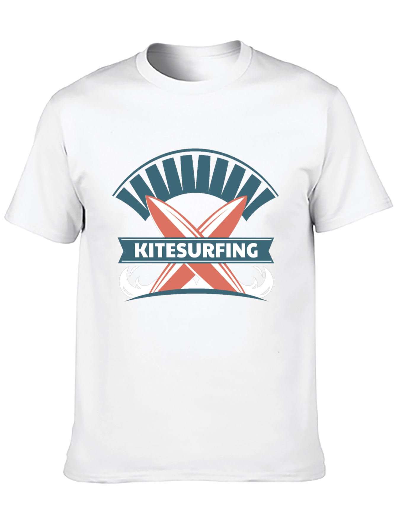 Black Kitesurfing Graphic T-Shirt view 10