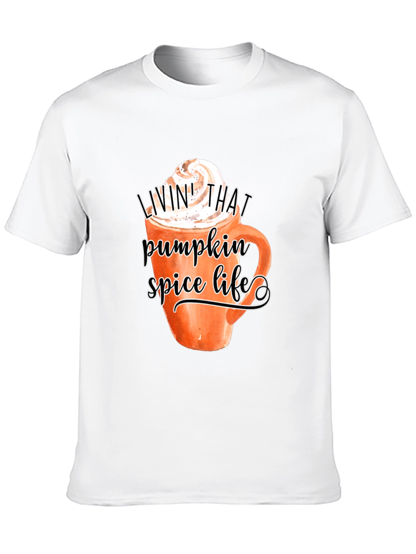 Black Pumpkin Spice Life T-Shirt view 10