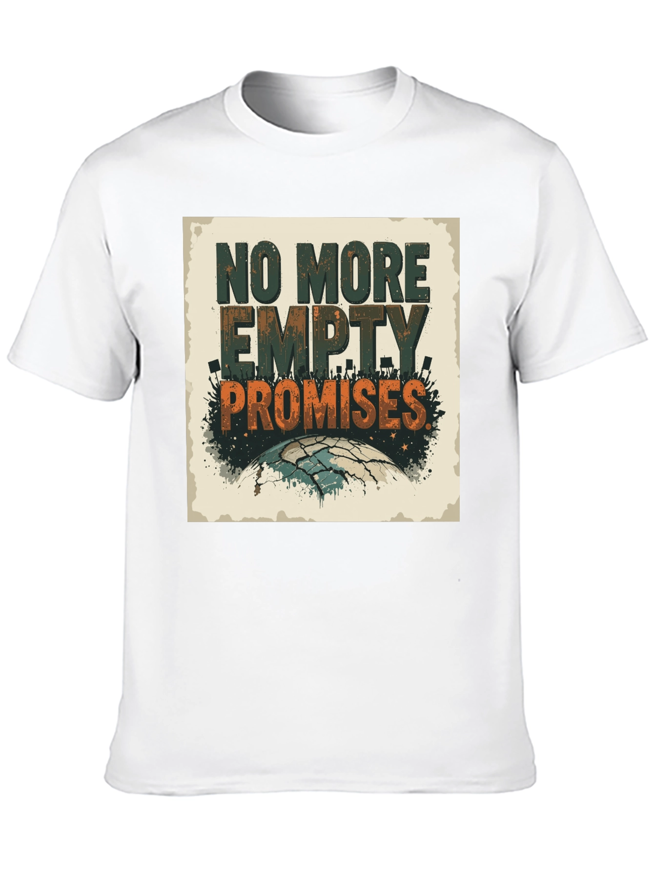 Black No More Empty Promises Graphic Tee view 10