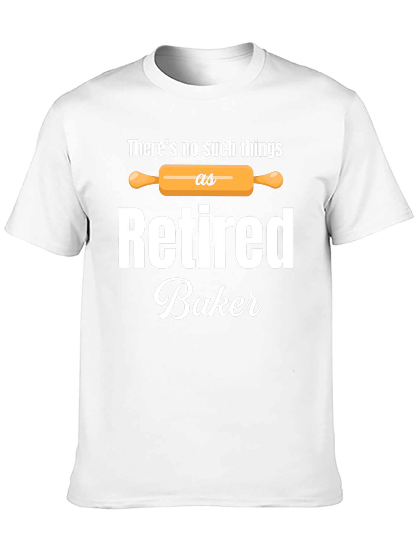 Black Retired Baker T-Shirt - Baking Lover Gift view 10