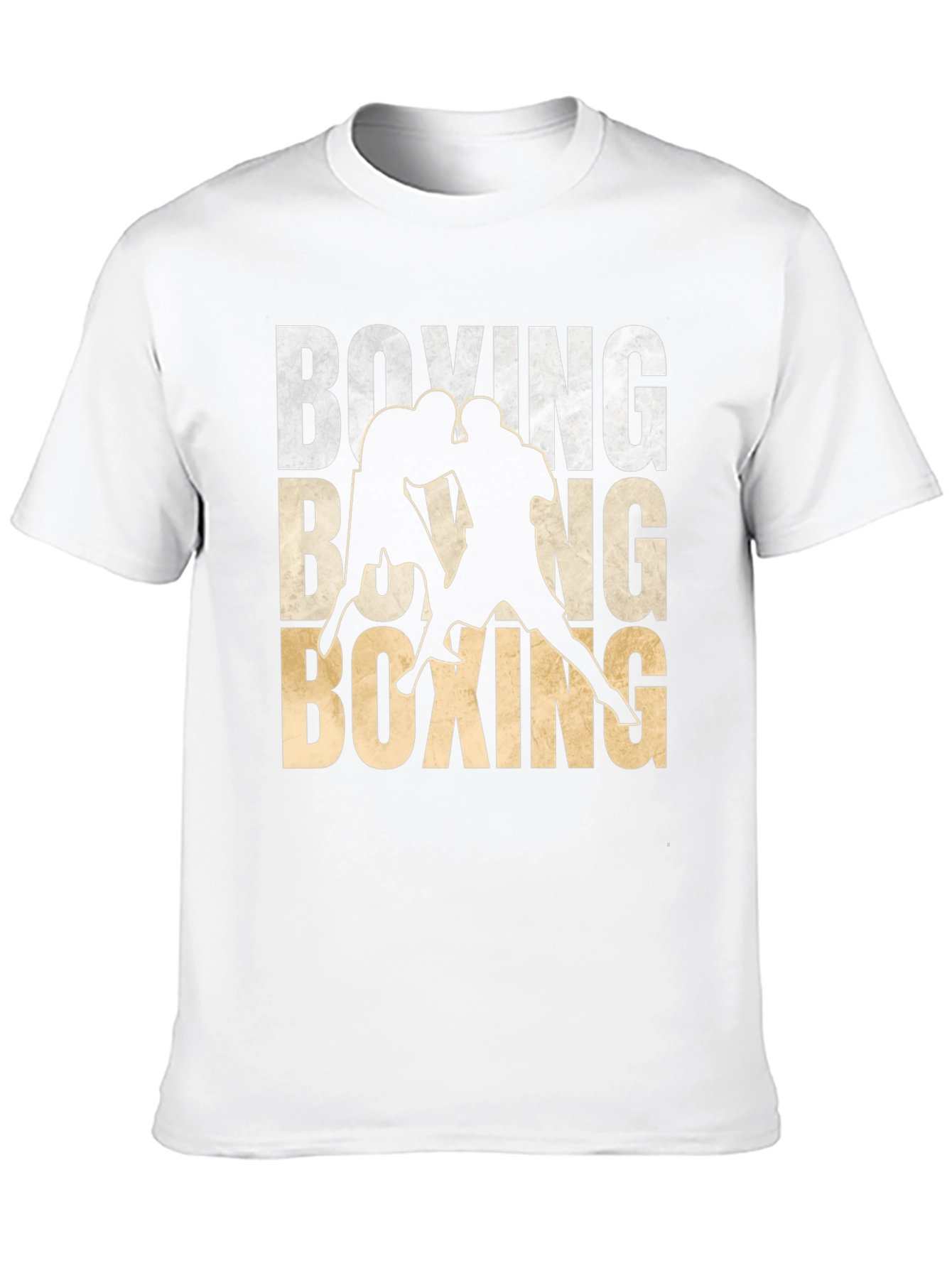 Black Boxing Graphic Tee | Stylish Mens Boxing T-Shirt view 10