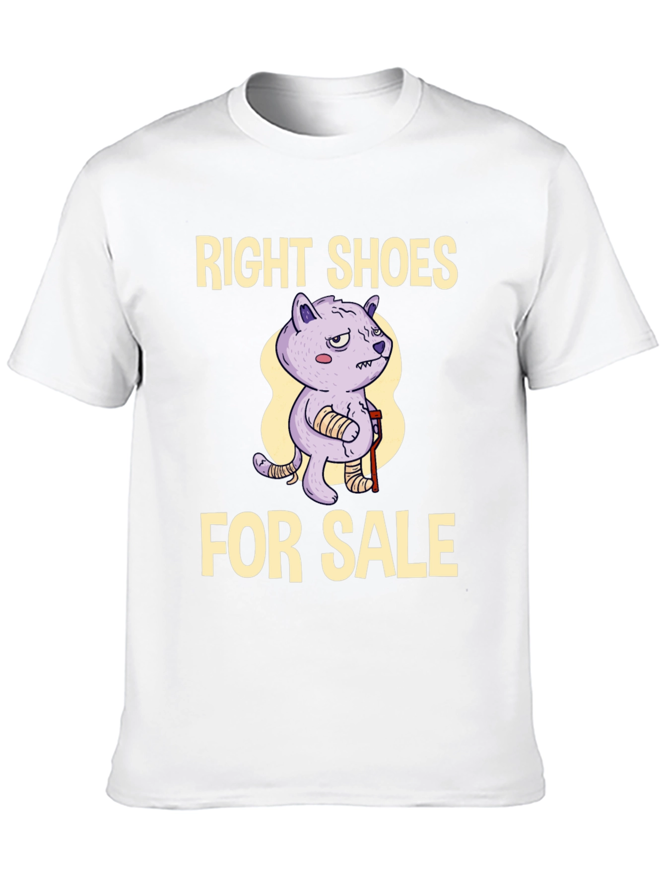 Black Right Shoes For Sale Funny T-Shirt view 10