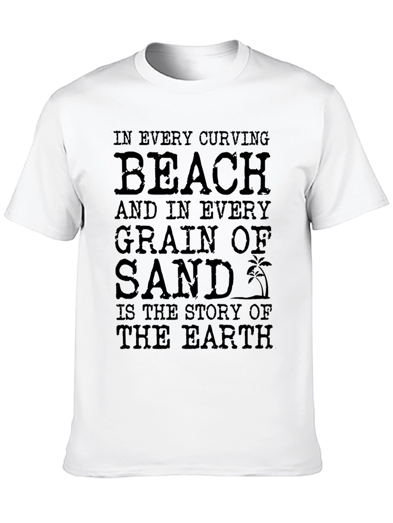 Black Beach Story Graphic Tee view 10
