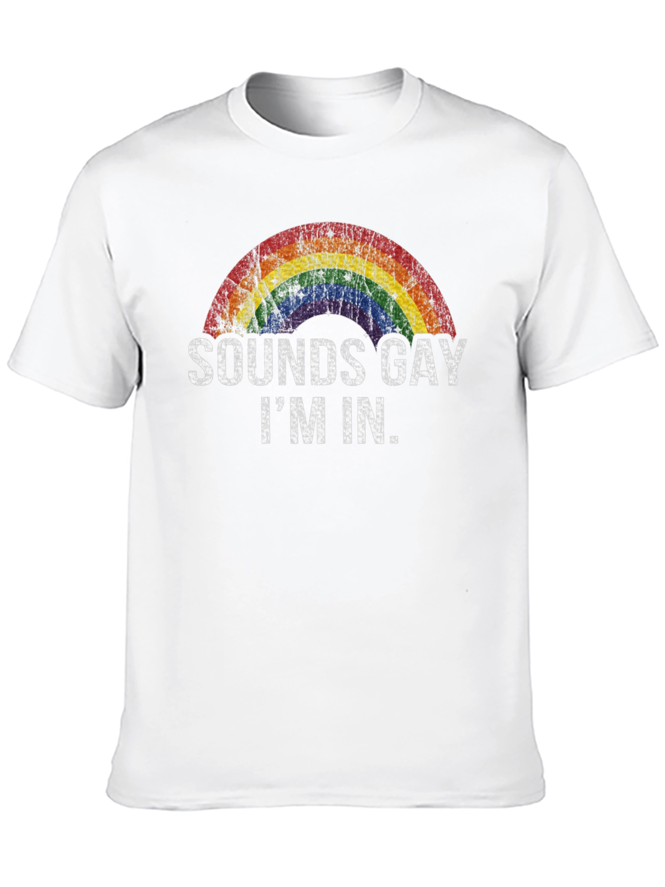 Black Sounds Gay I'm In - Rainbow Pride T-Shirt view 10
