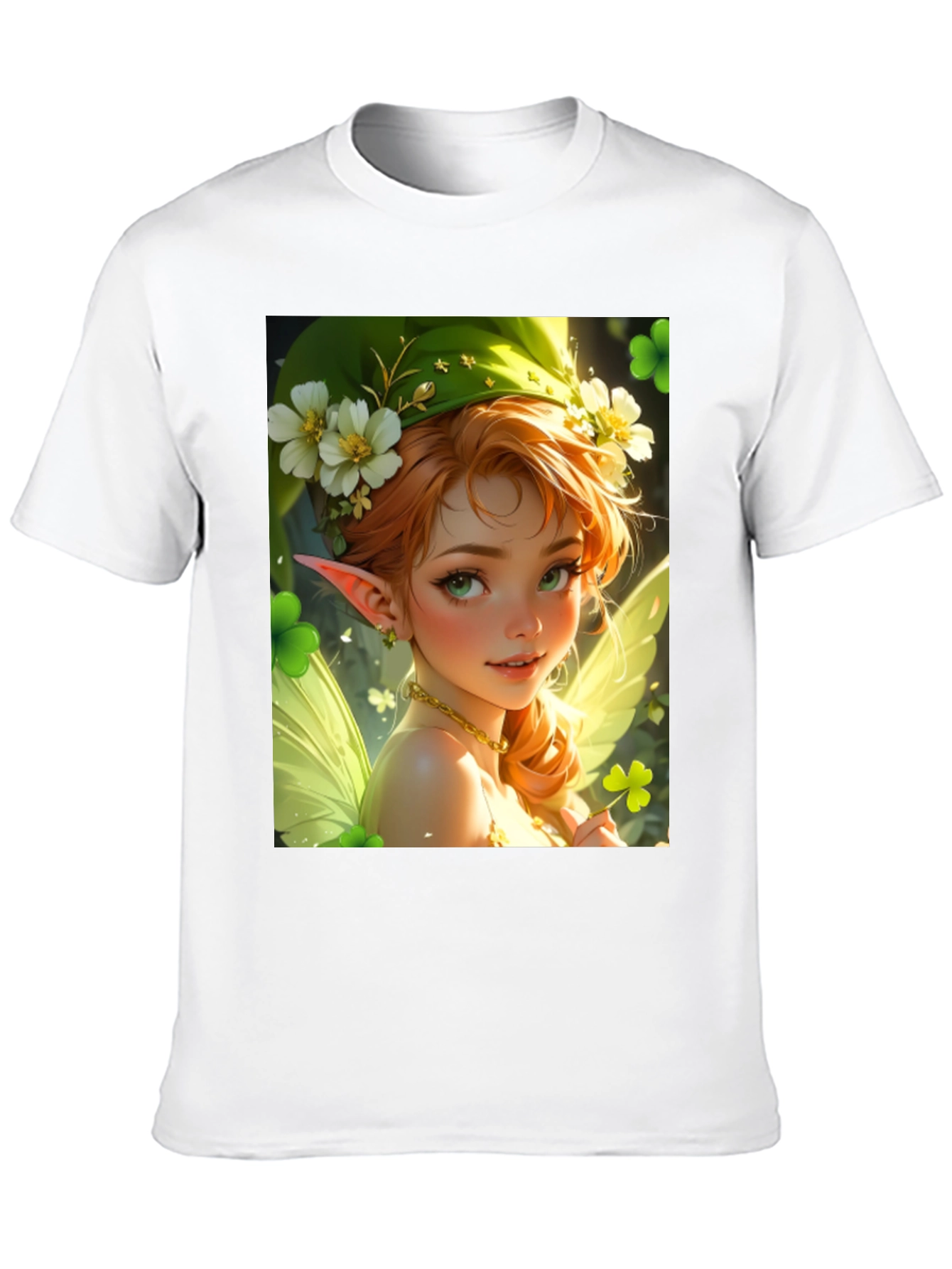 Black St. Patrick's Day Fairycore Graphic Tee view 10