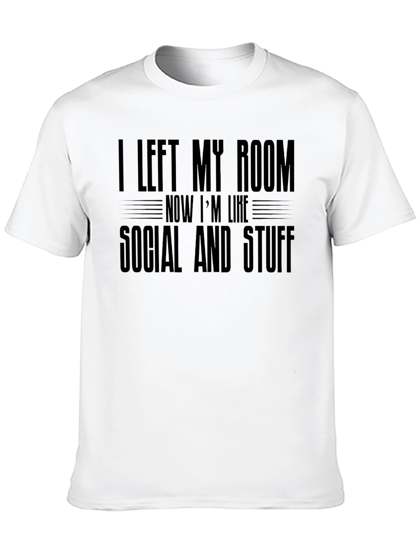Black Social and Stuff Graphic Tee view 10