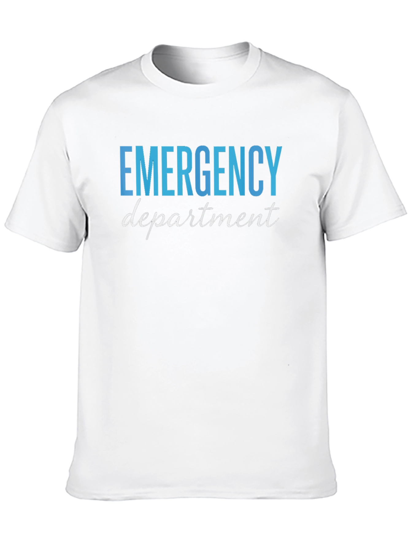 Black Emergency Department T-Shirt - Medical Staff Apparel view 10