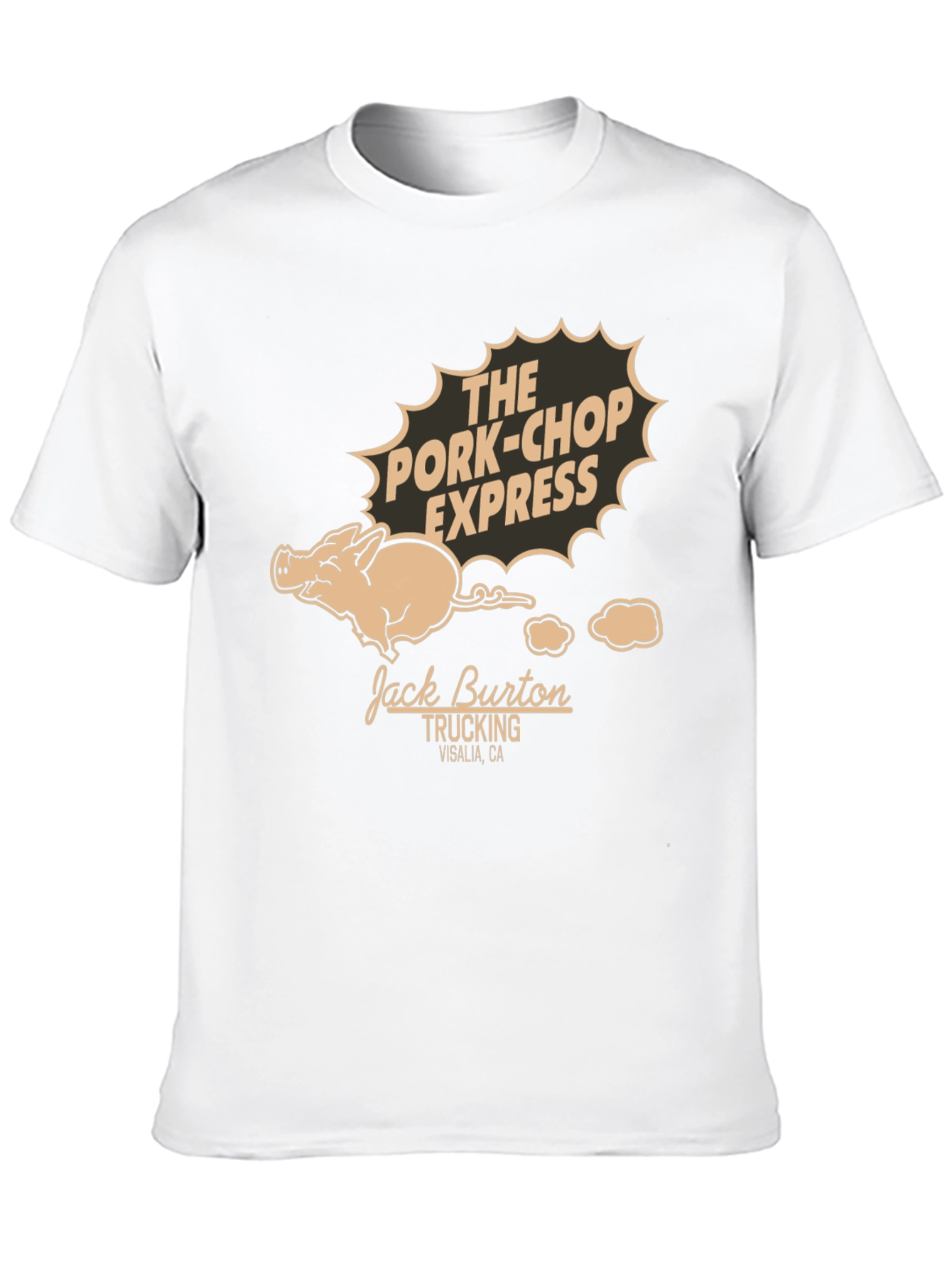 Black Pork-Chop Express T-Shirt - Jack Burton Trucking Tee view 10