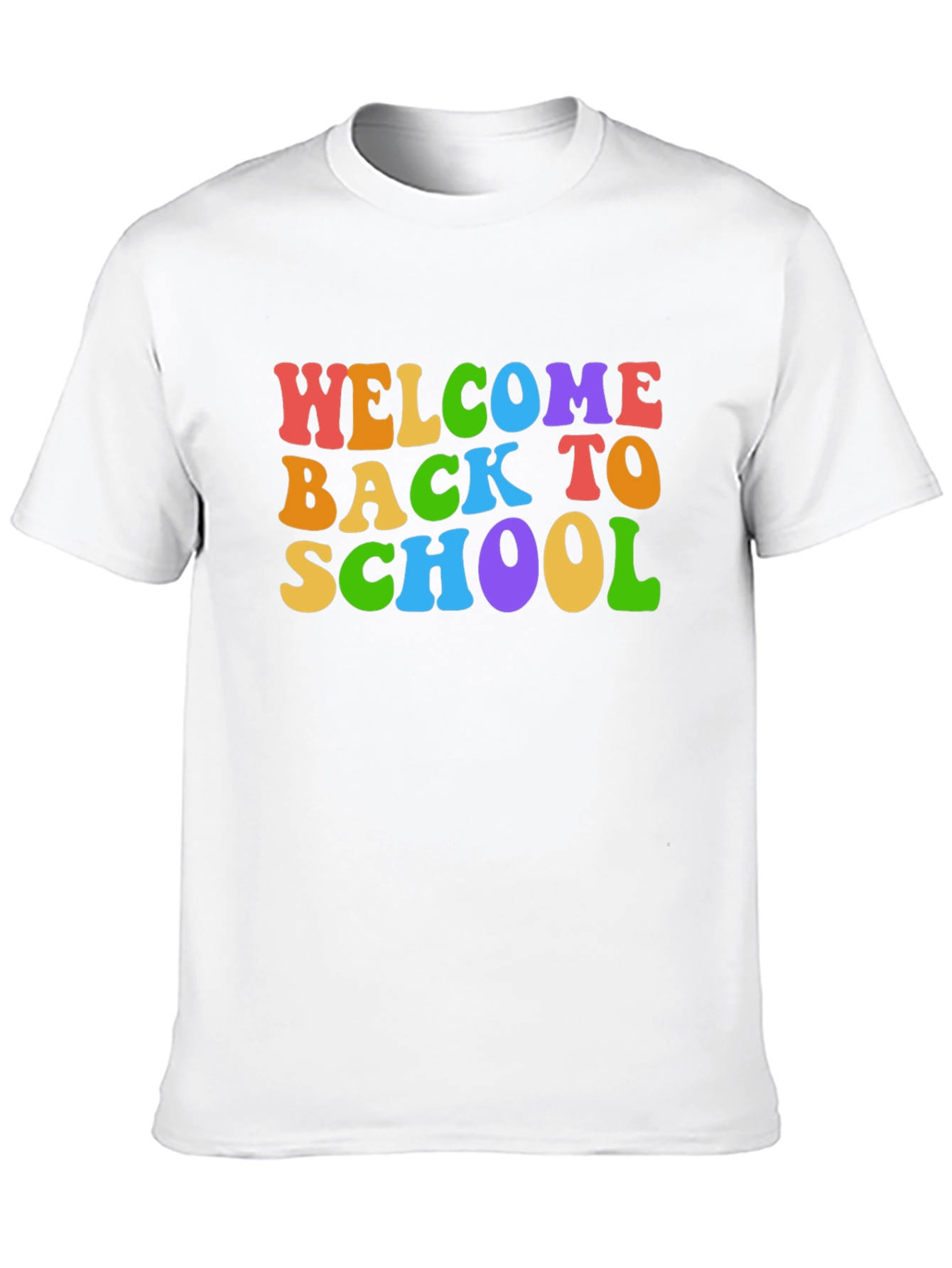 Black Welcome Back to School Retro T-Shirt view 10