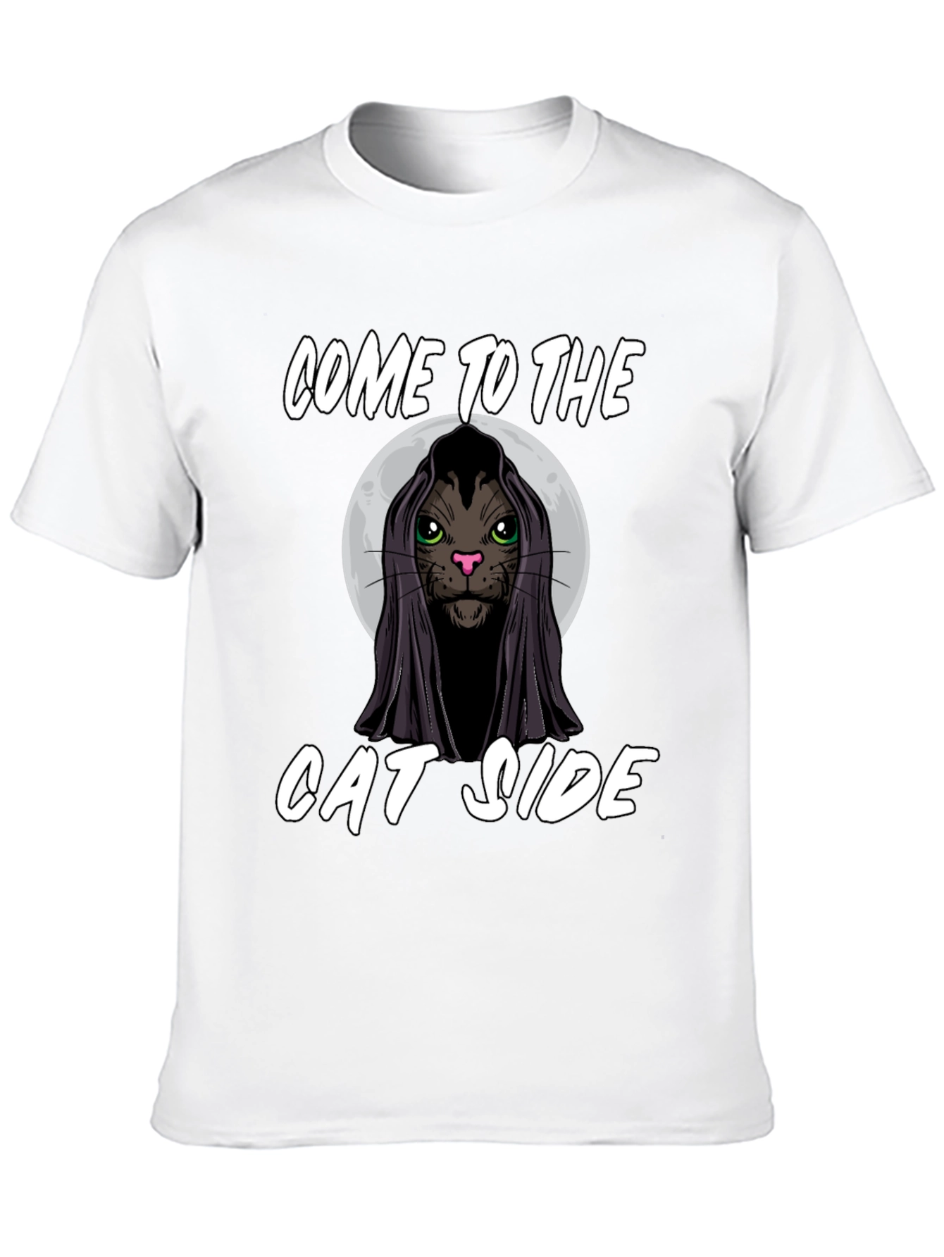 Black Come to the Cat Side Black T-Shirt view 10