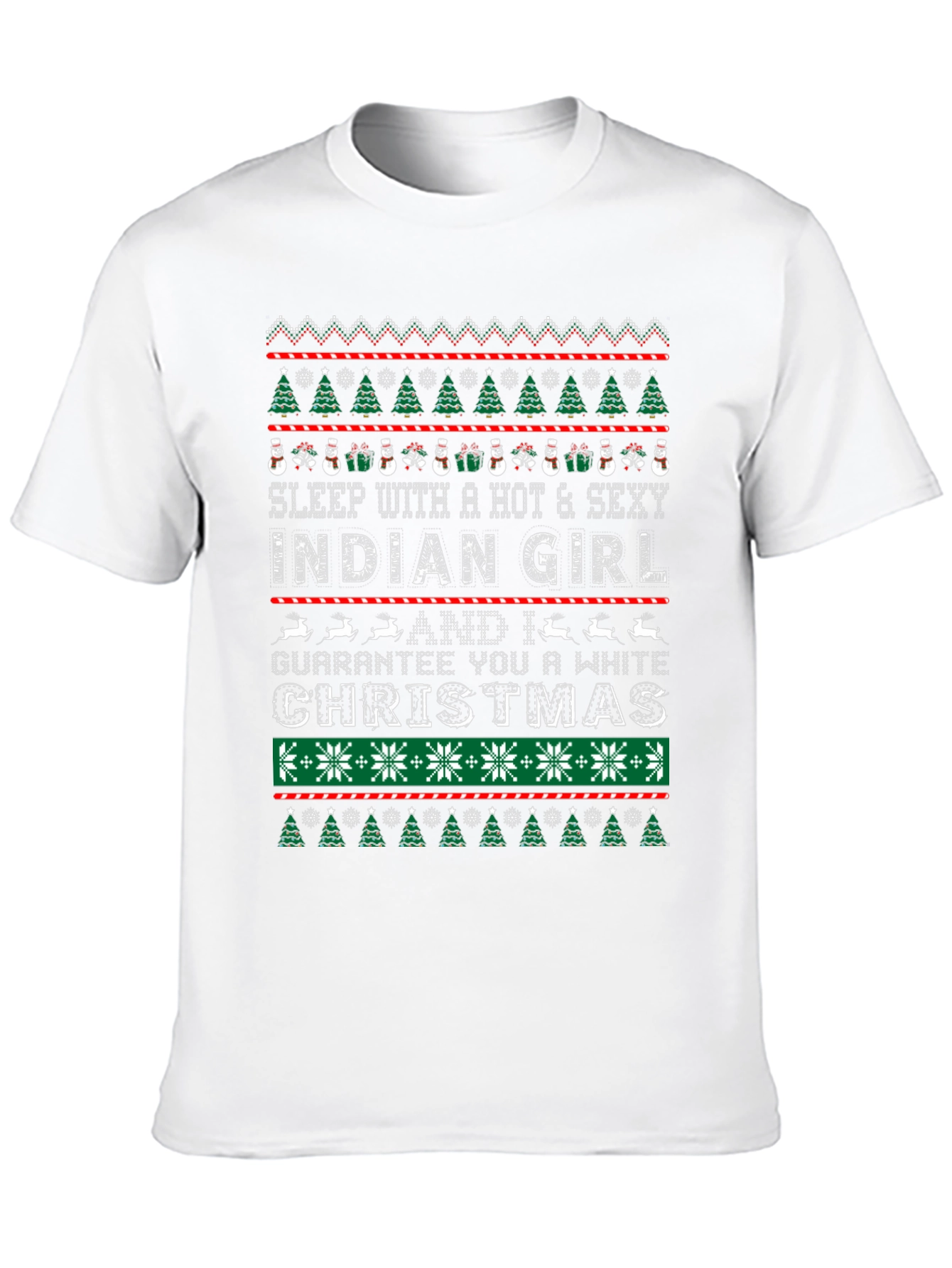 Hot & Sexy Indian Girl Ugly Christmas Sweater T-Shirt - 10