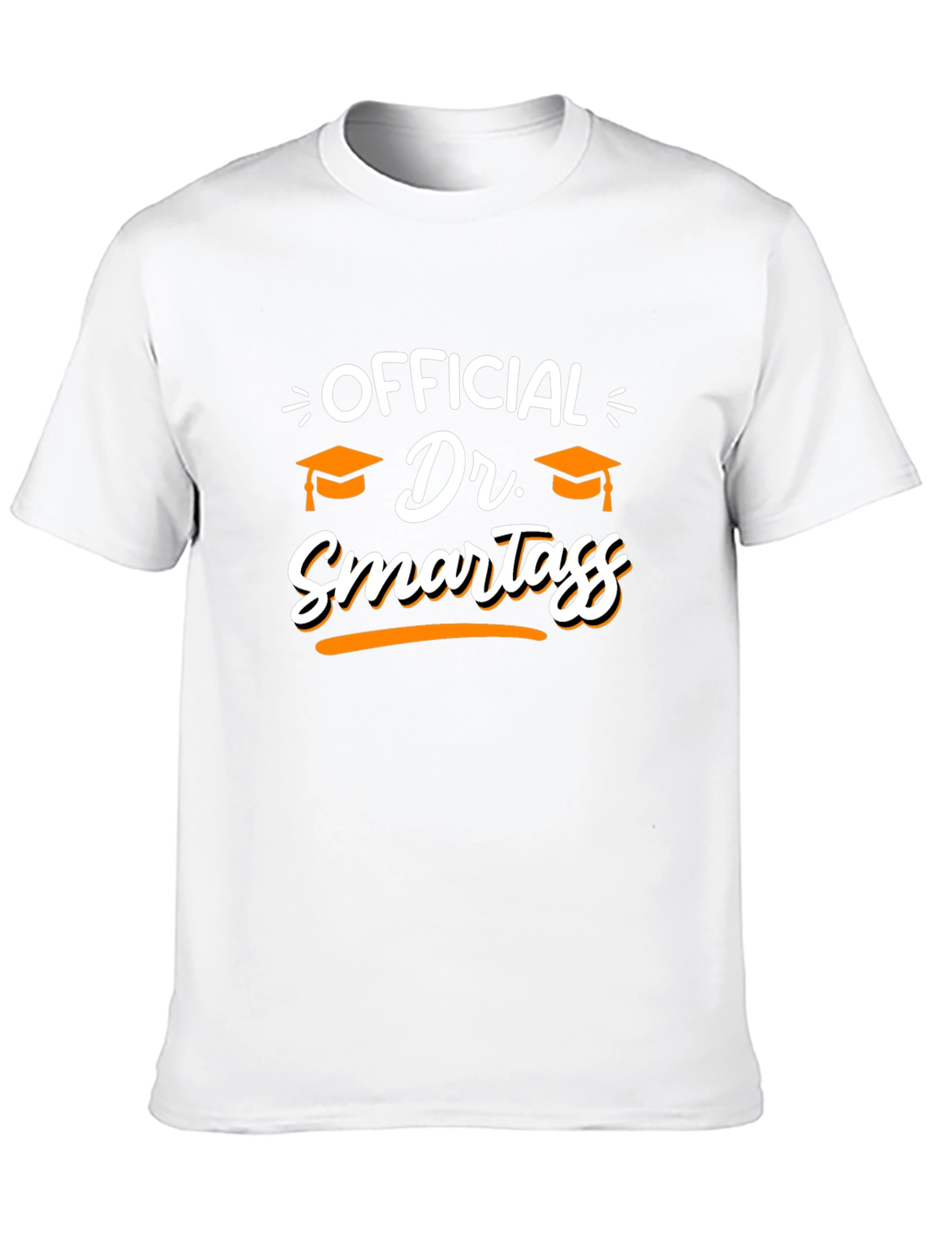 Black Dr. Smartass Graduation T-Shirt - Funny College Tee view 10