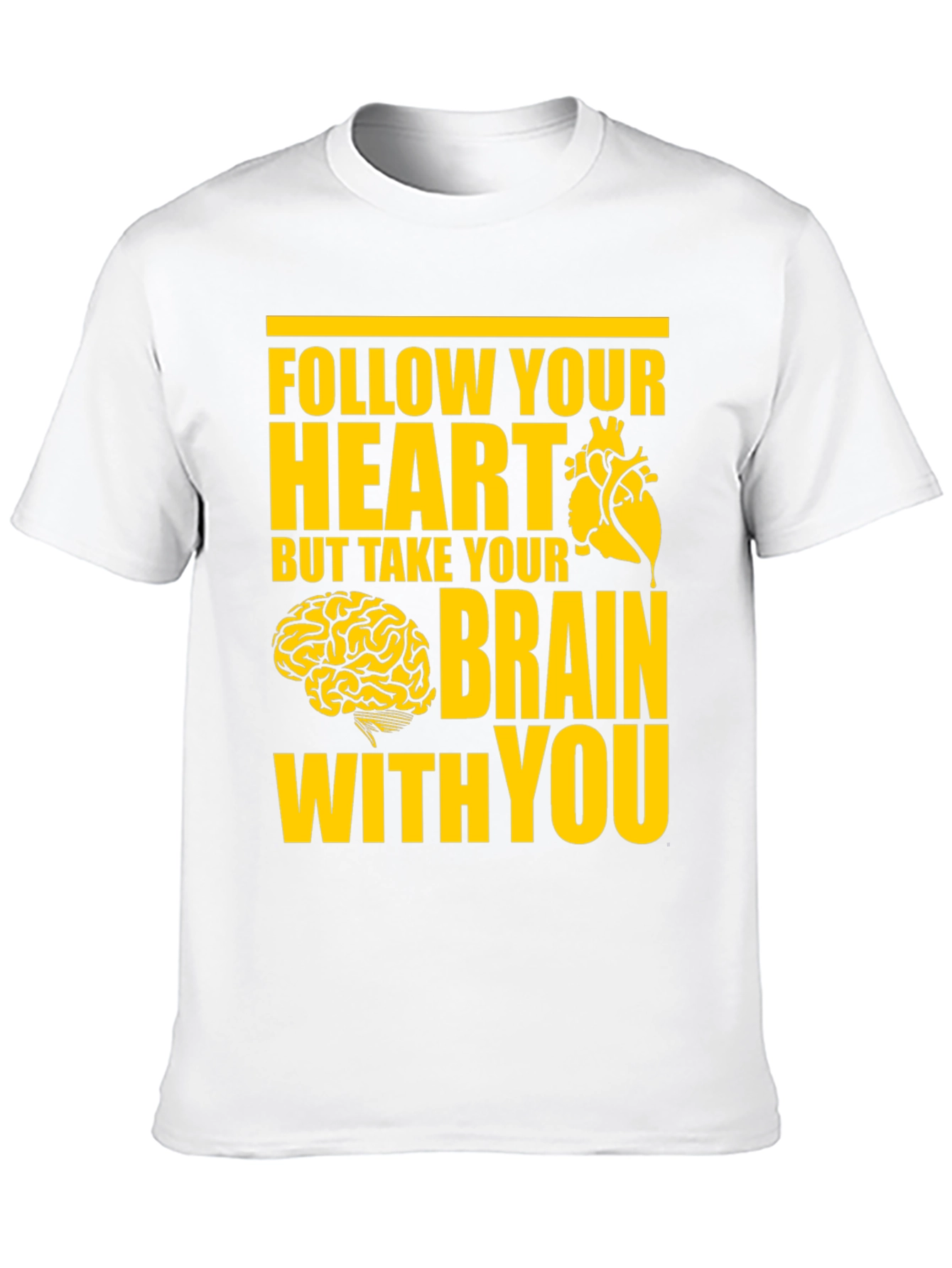 Black Follow Your Heart T-Shirt view 10