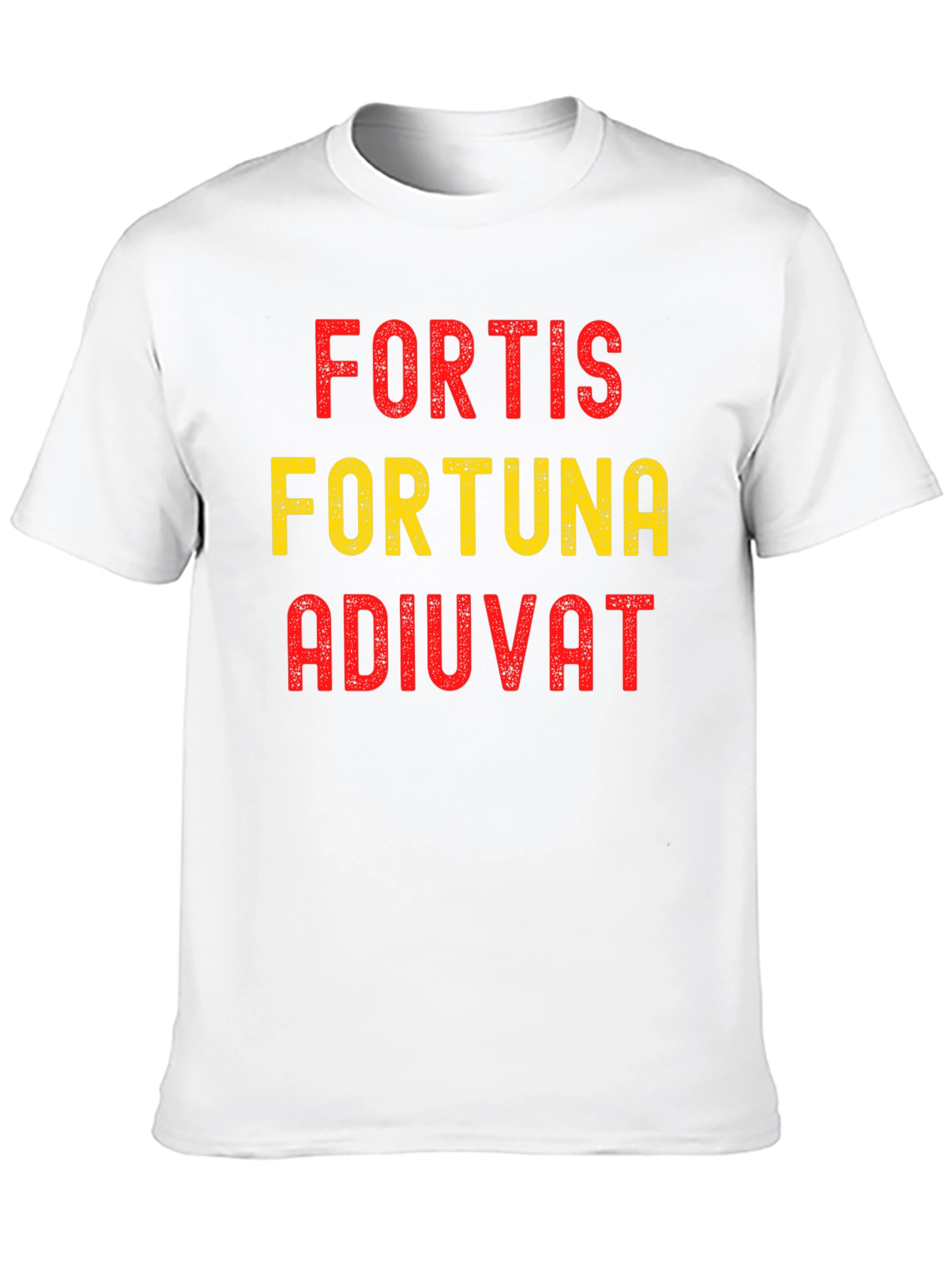 Black Fortis Fortuna Adiuvat Graphic Tee - Be Bold and Lucky! view 10