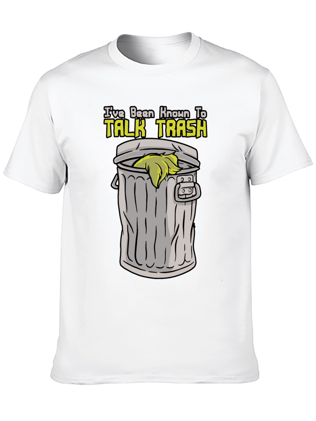 Black Talk Trash T-Shirt - Funny Sarcastic Tee view 10
