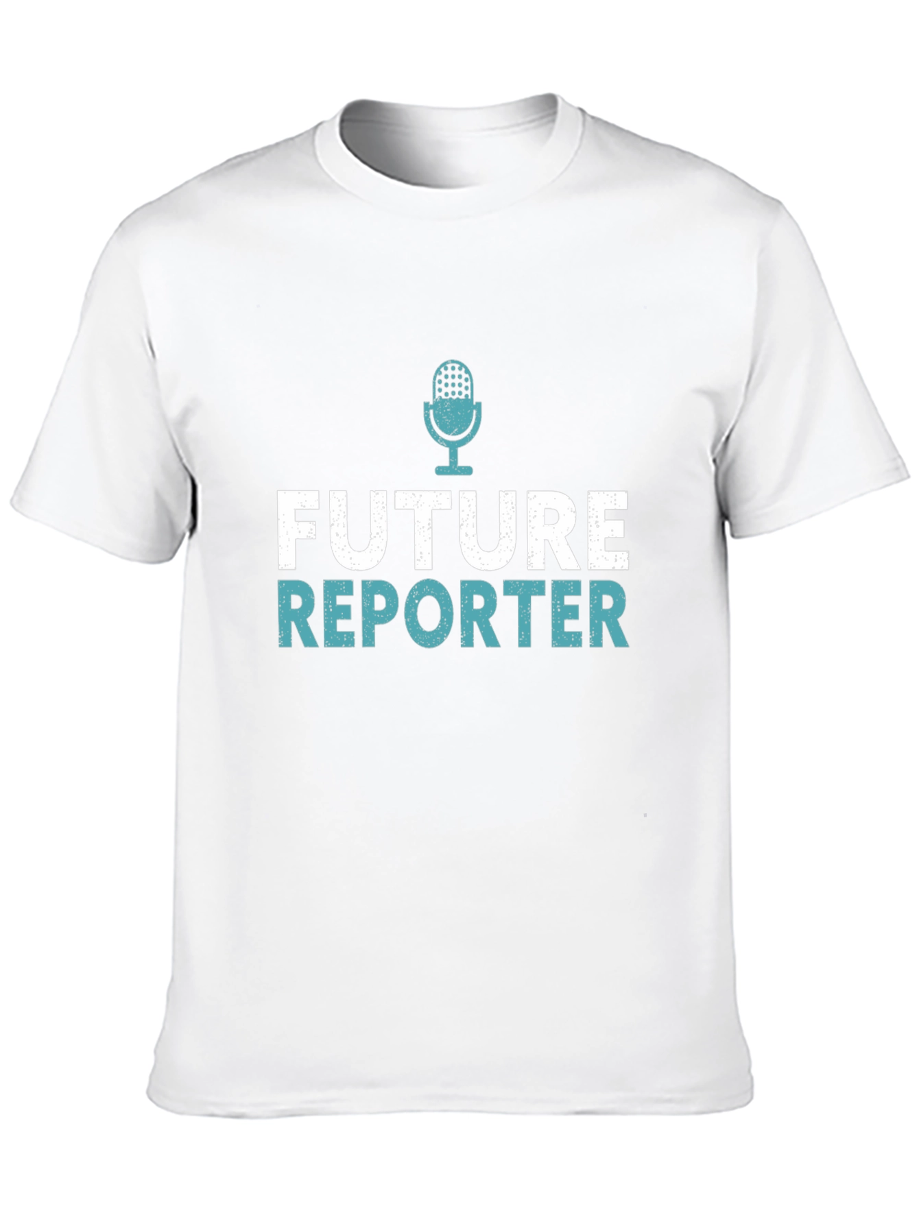 Black Future Reporter Graphic Tee - Black Cotton T-Shirt view 10