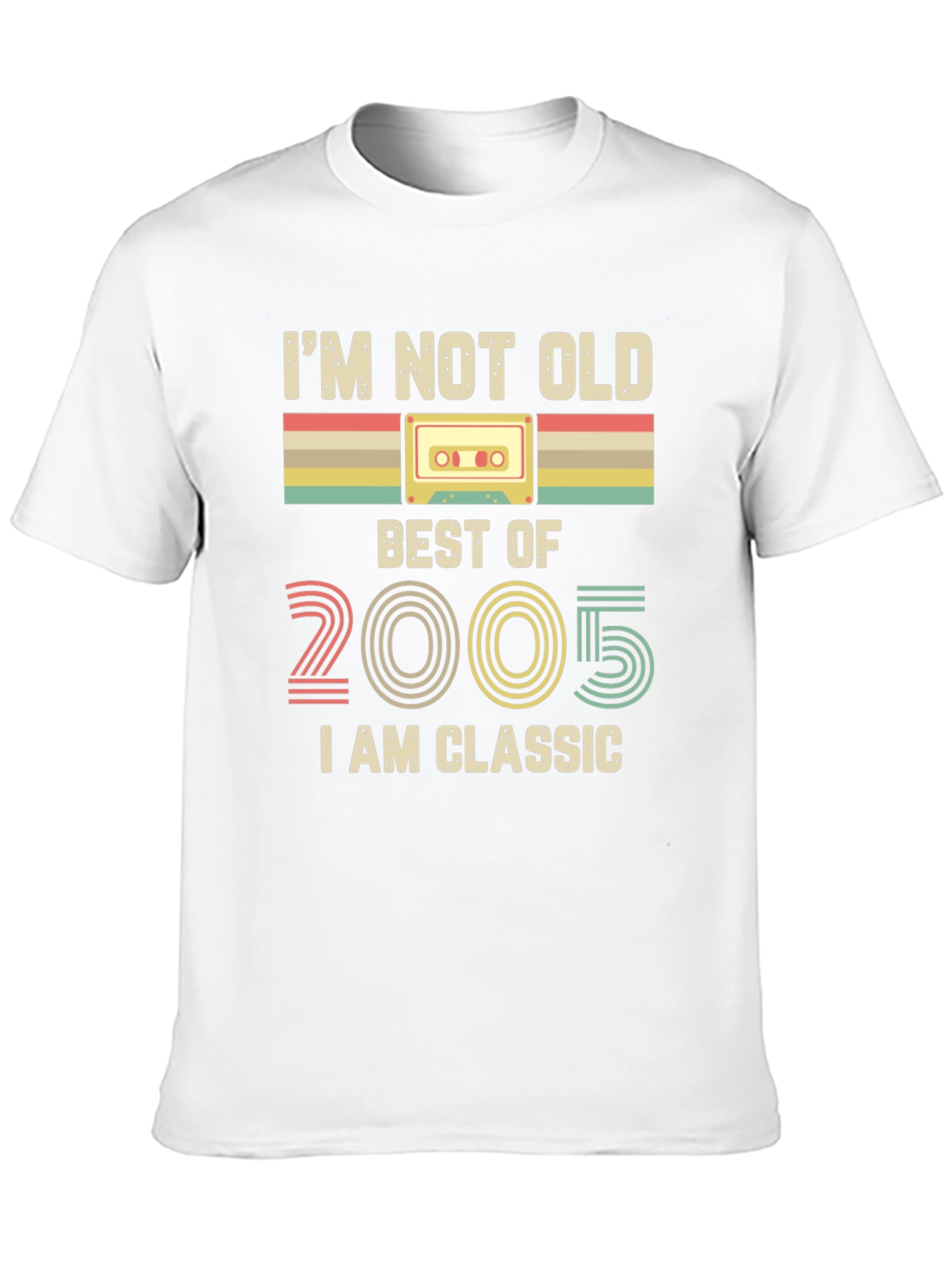 Black I'm Not Old I'm Classic 2005 Cassette Tape T-Shirt view 10