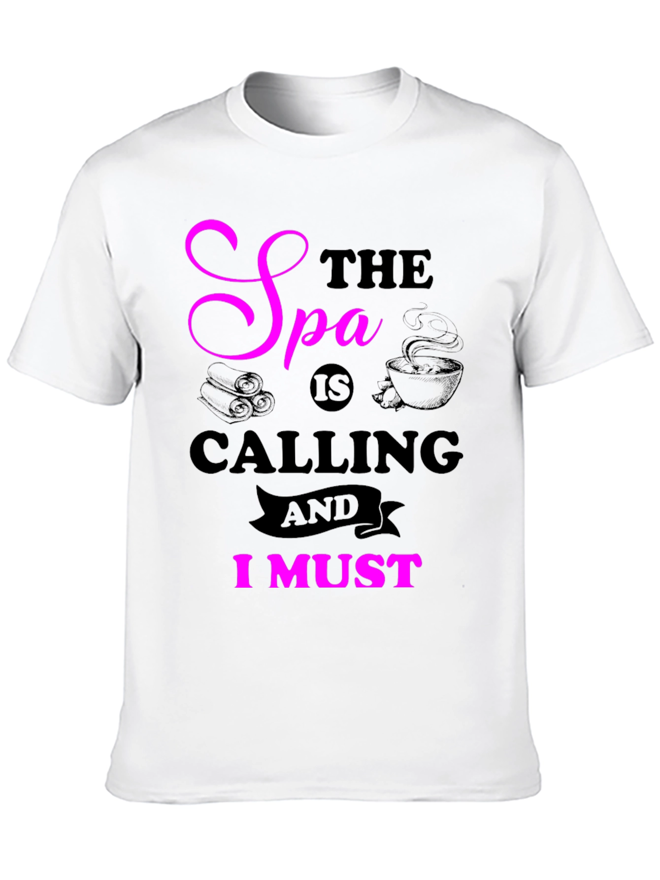 Black Spa Calling T-Shirt view 10